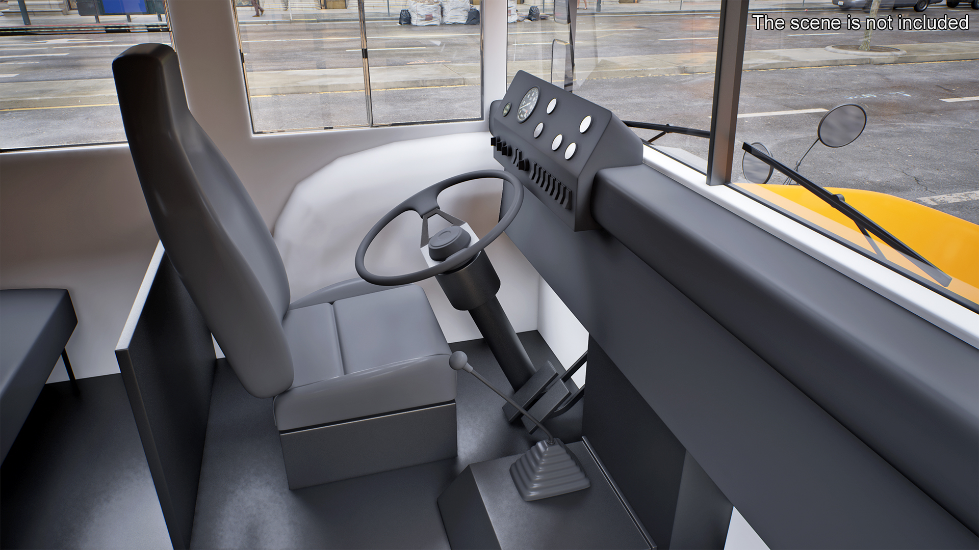 Yellow School Bus 3D