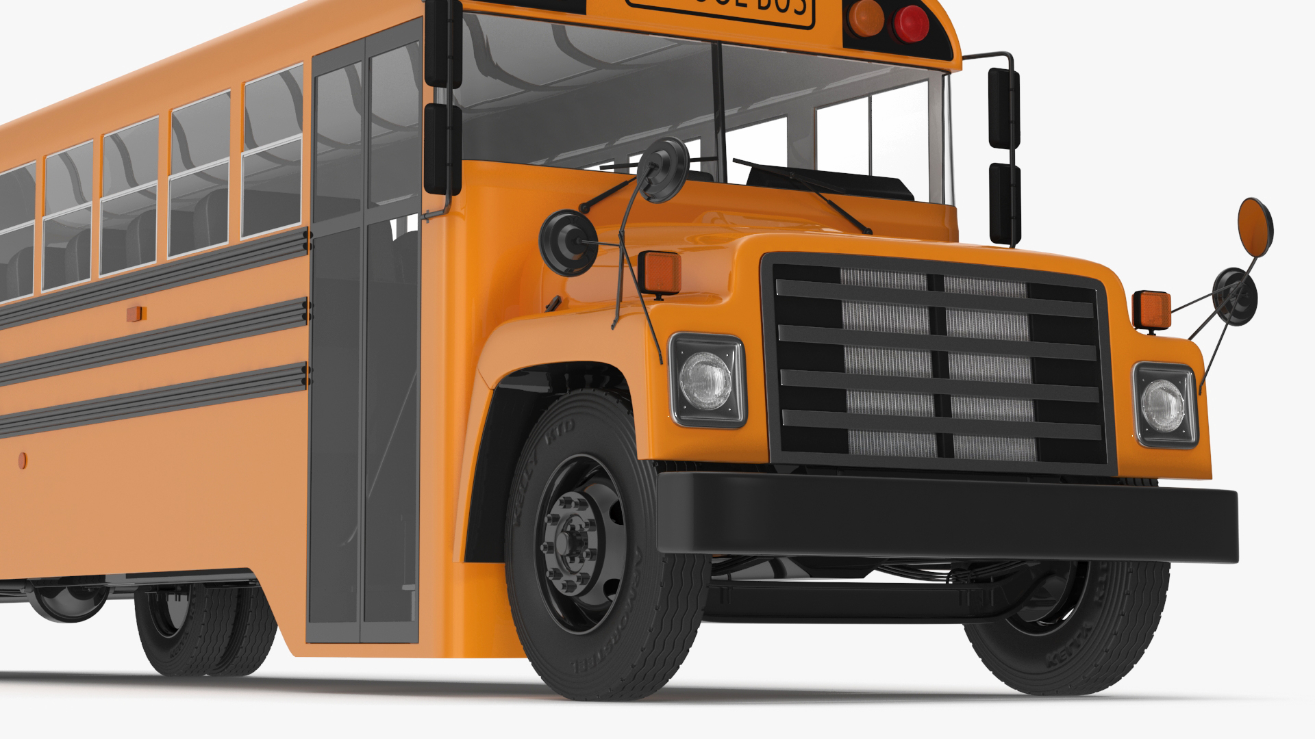 Yellow School Bus 3D