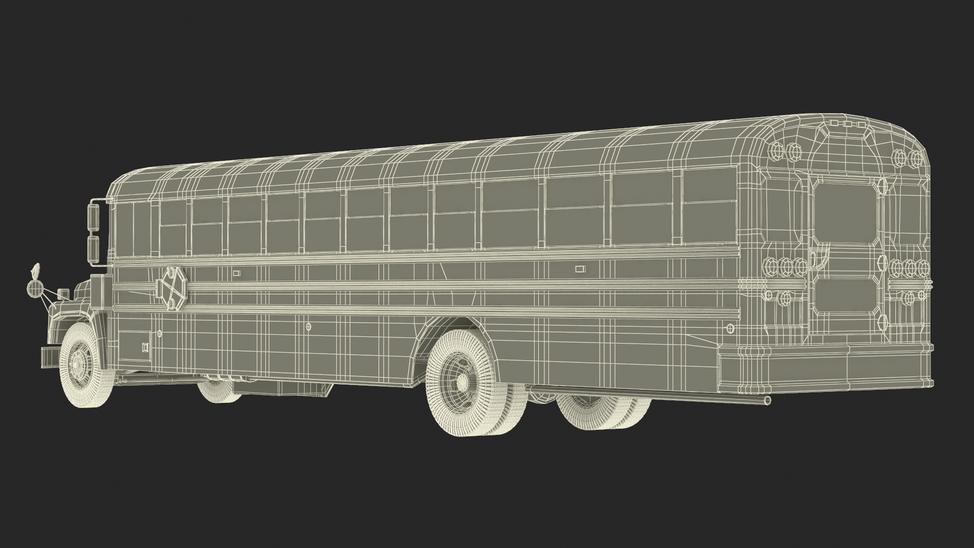 Yellow School Bus 3D