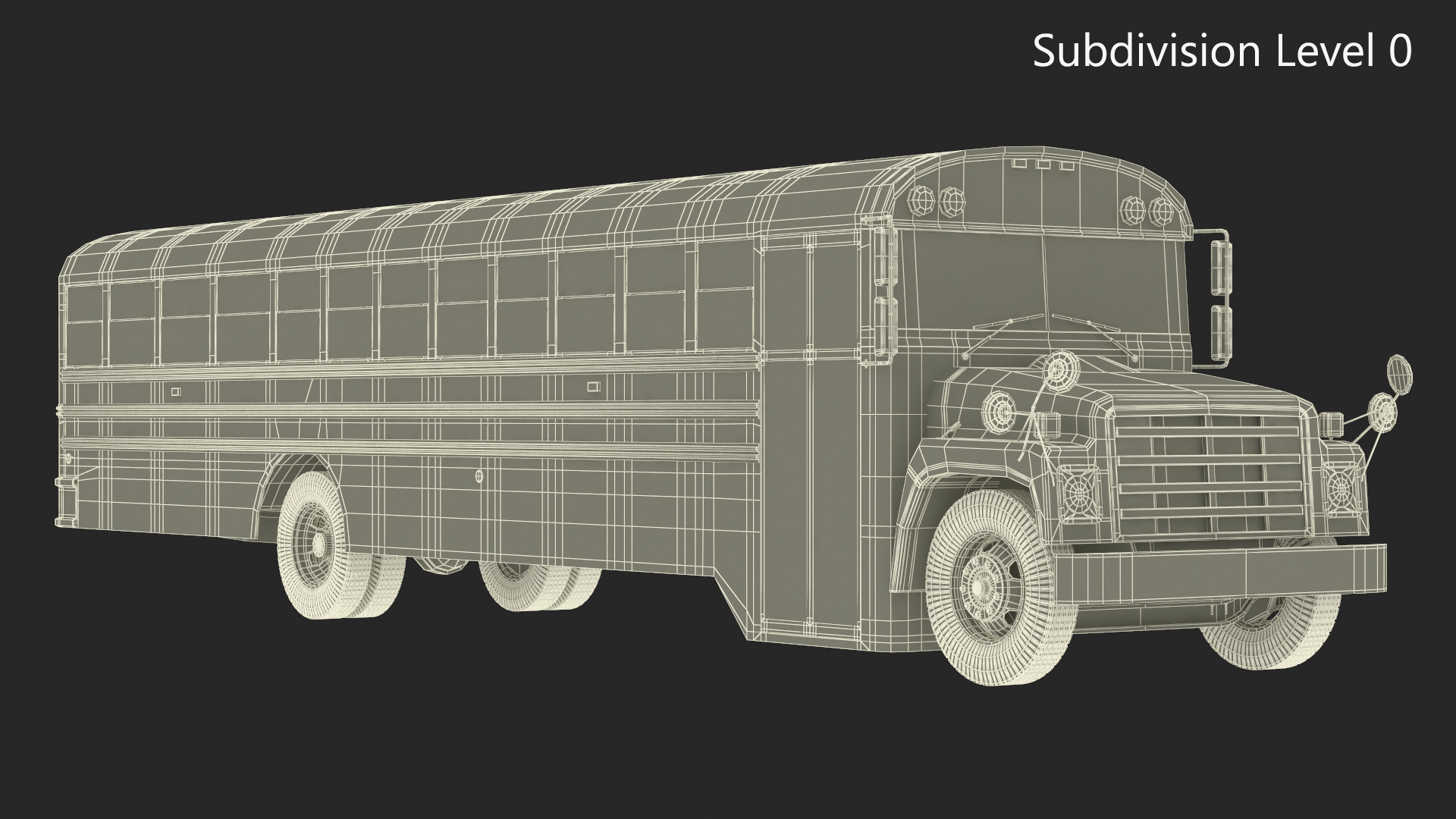 Yellow School Bus 3D