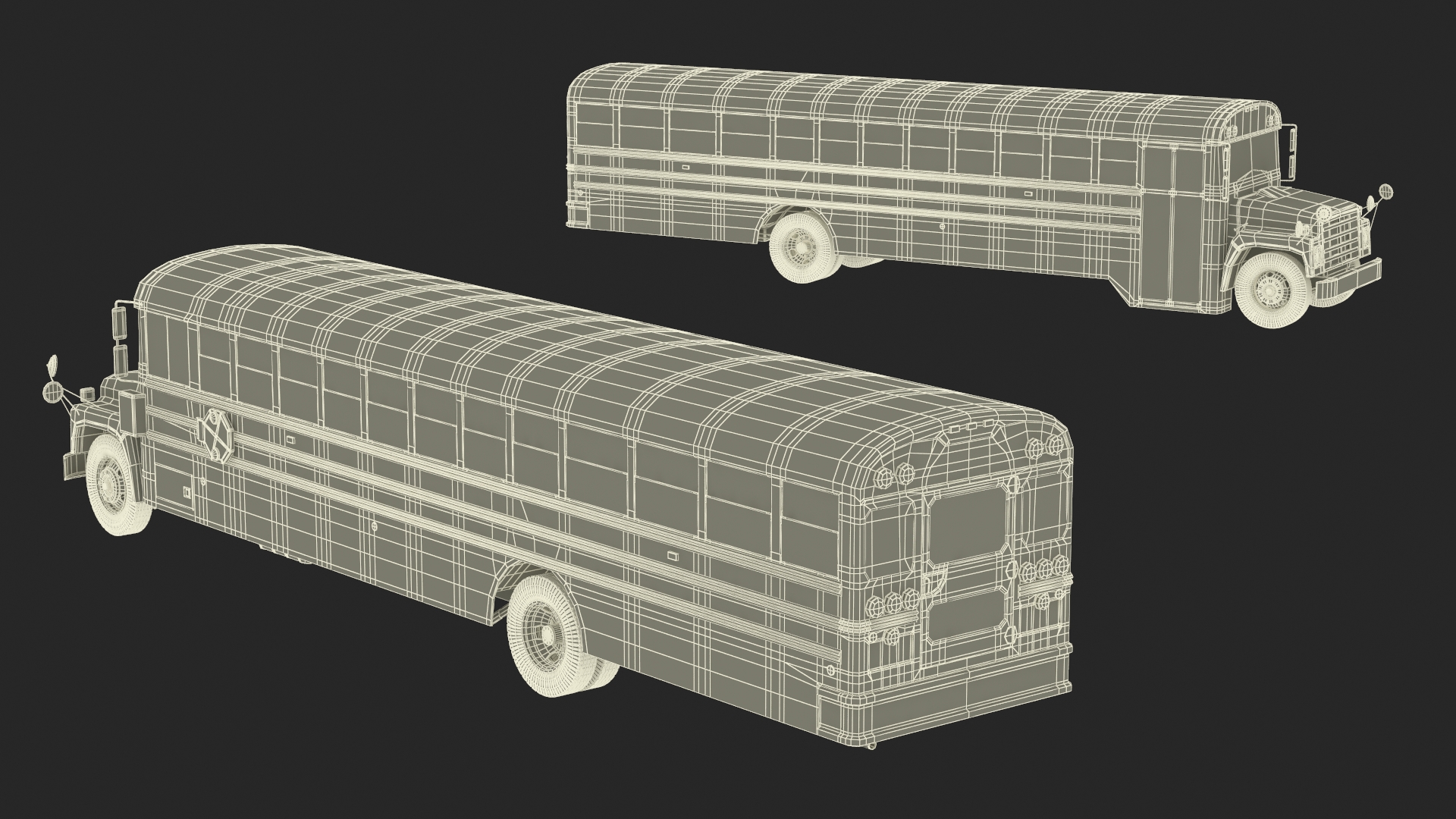 Yellow School Bus 3D