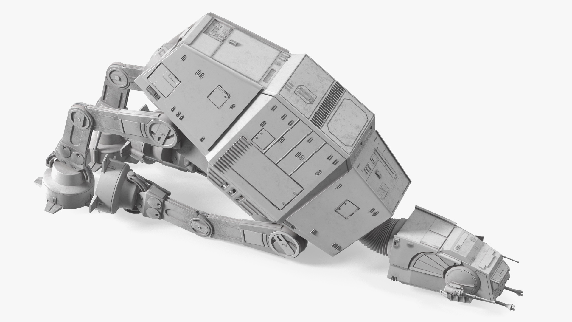 Broken AT-AT Star Wars 3D