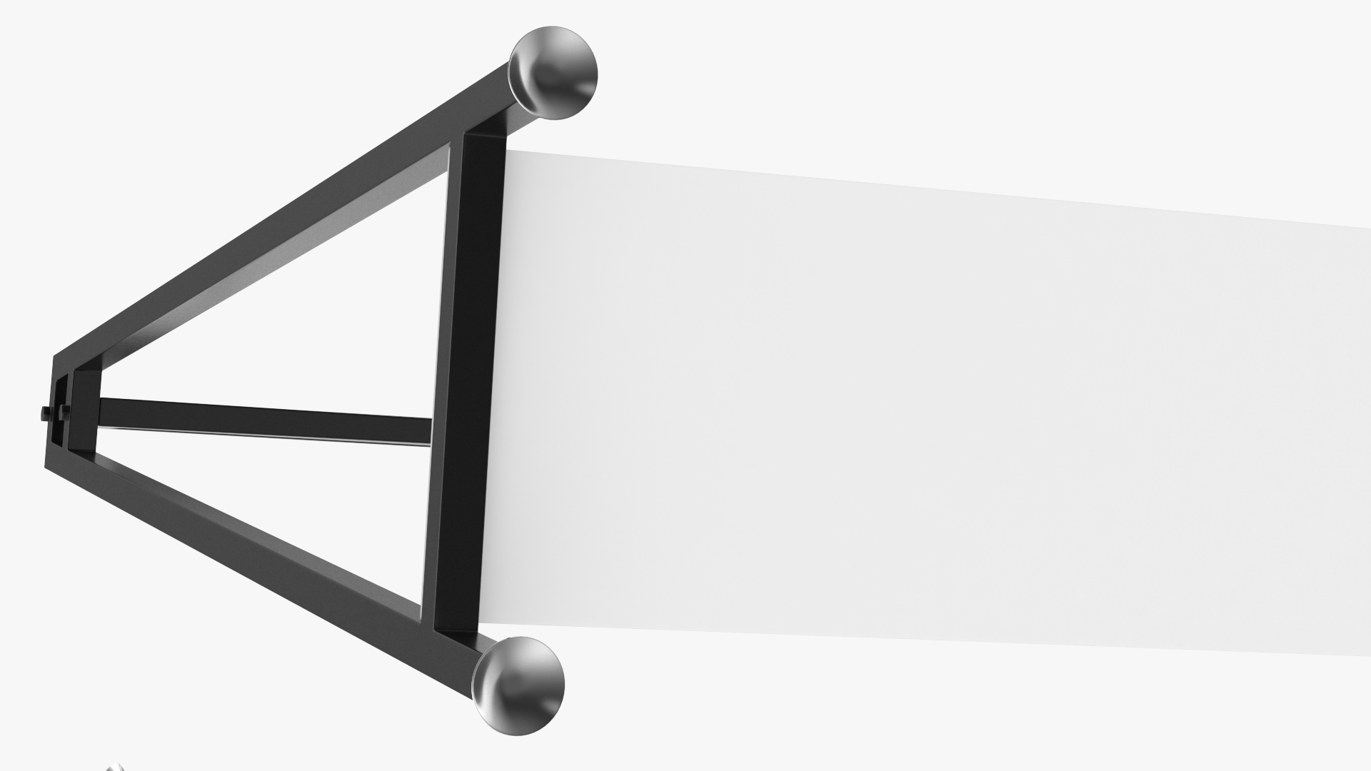 Cloth Coat Rack Black Color 3D
