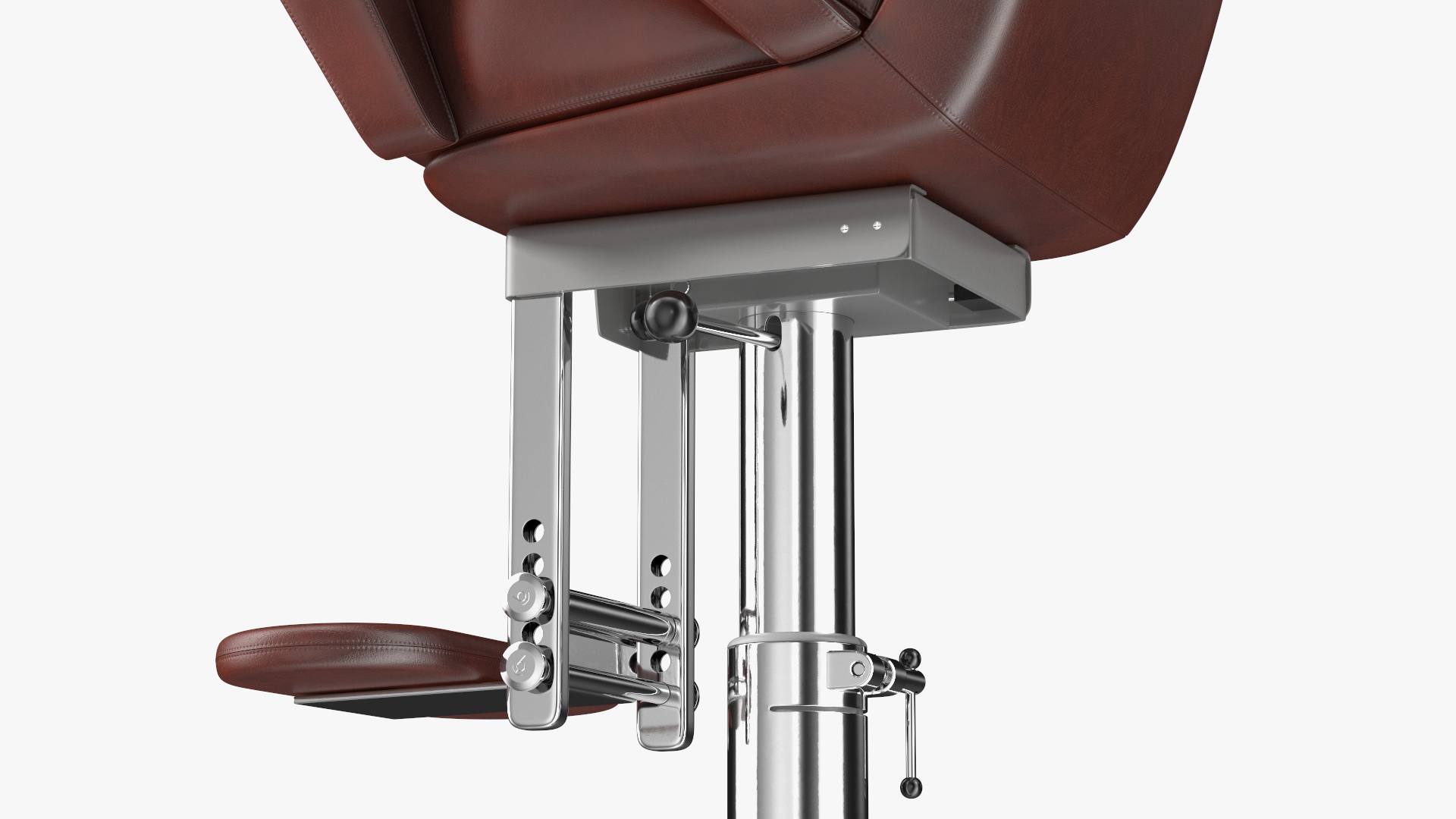 3D model Helm Pilot Captain Chair Brown