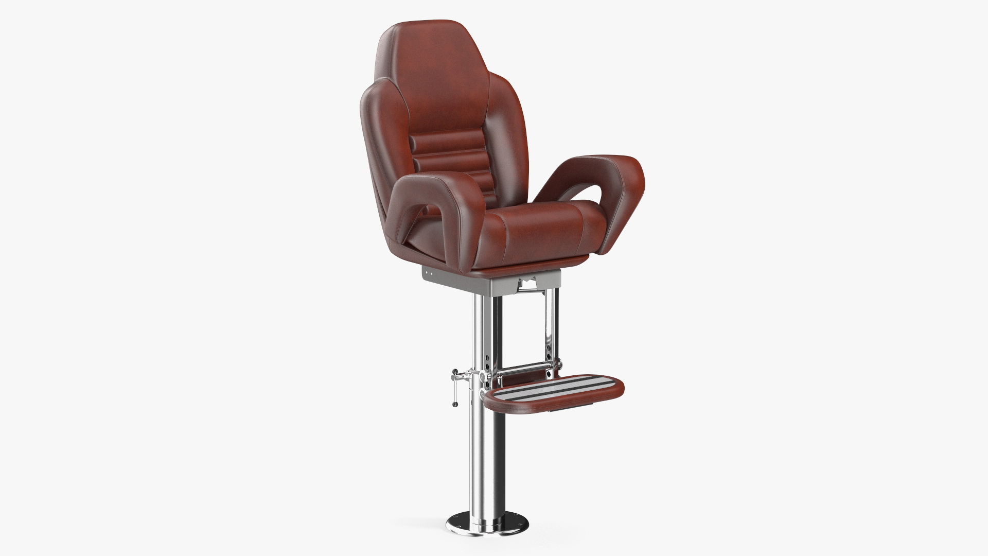 3D model Helm Pilot Captain Chair Brown
