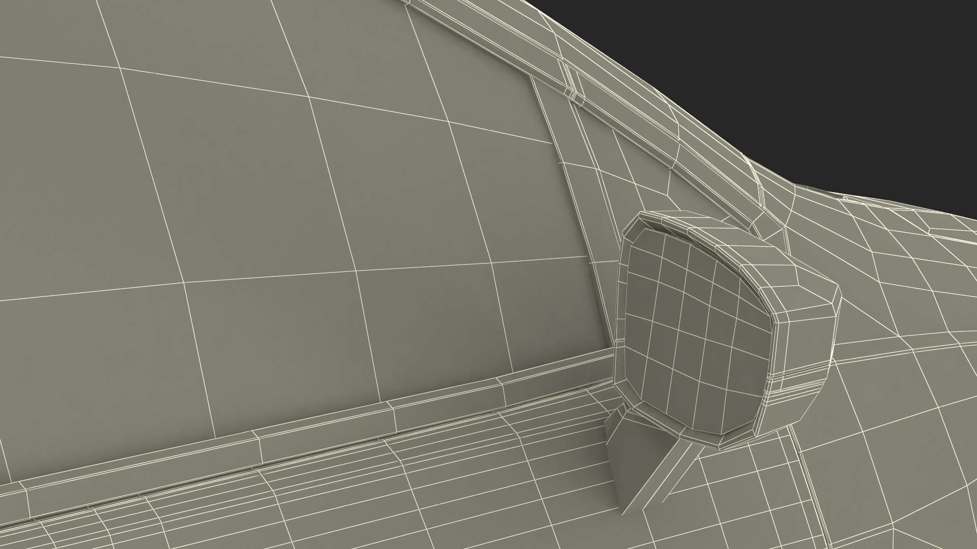 3D Chrysler Pacifica Simple Interior model