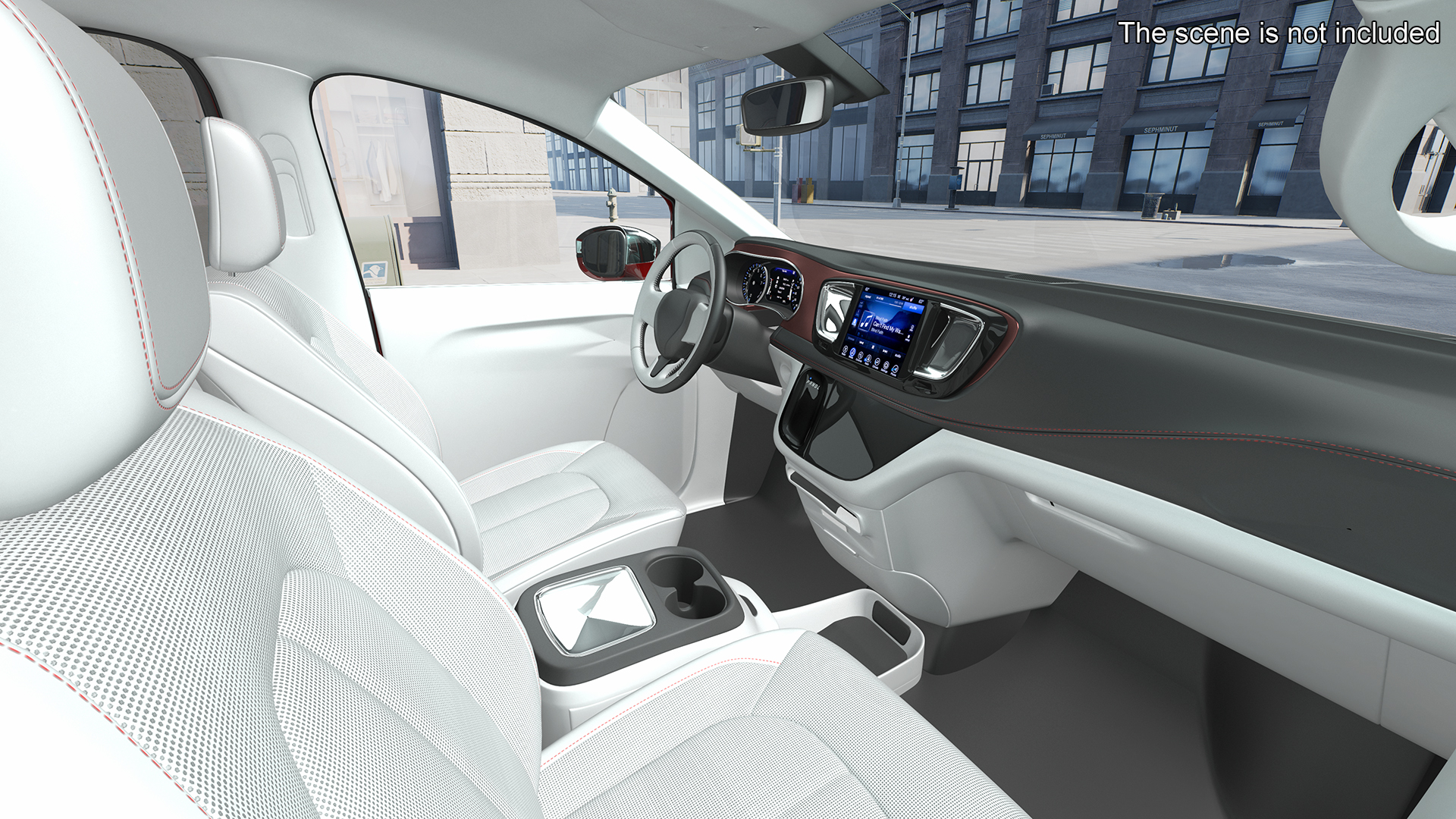 3D Chrysler Pacifica Simple Interior model