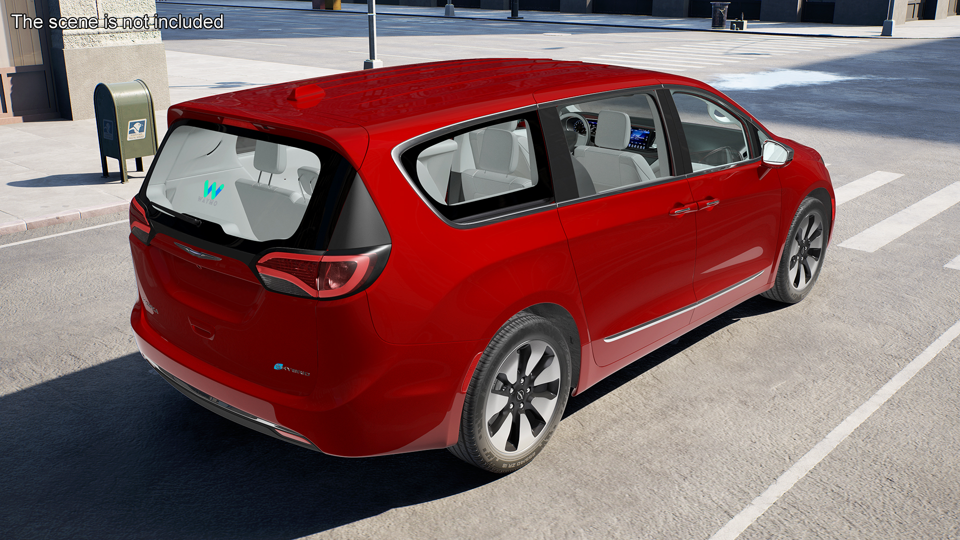 3D Chrysler Pacifica Simple Interior model