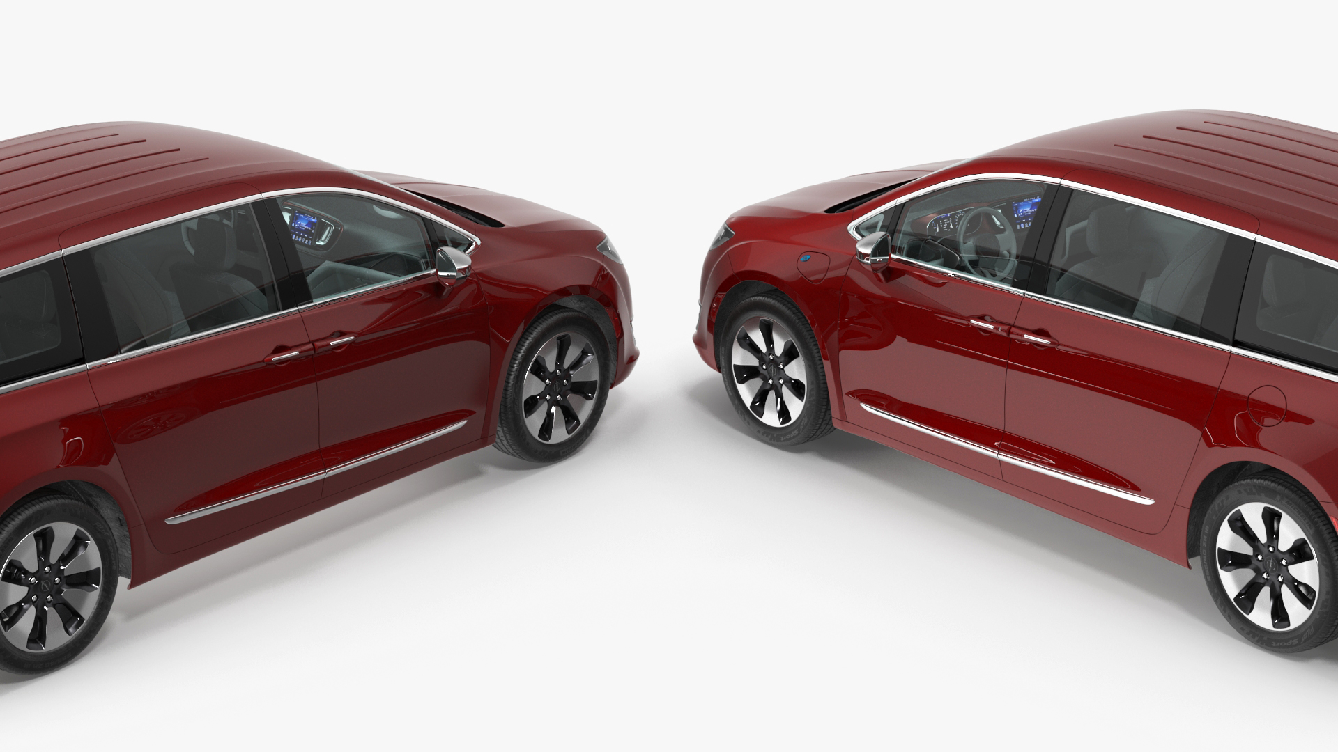 3D Chrysler Pacifica Simple Interior model