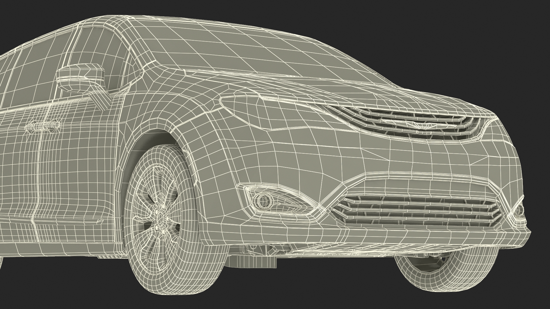 3D Chrysler Pacifica Simple Interior model