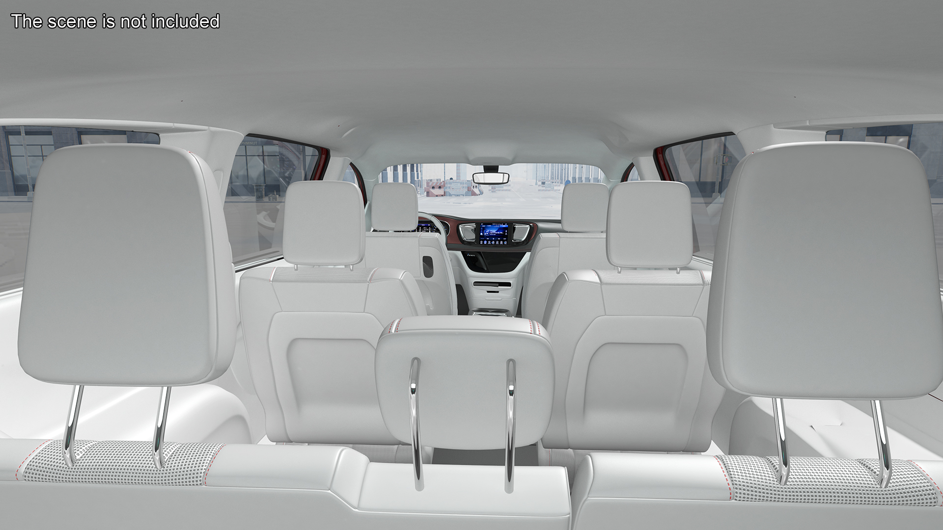 3D Chrysler Pacifica Simple Interior model