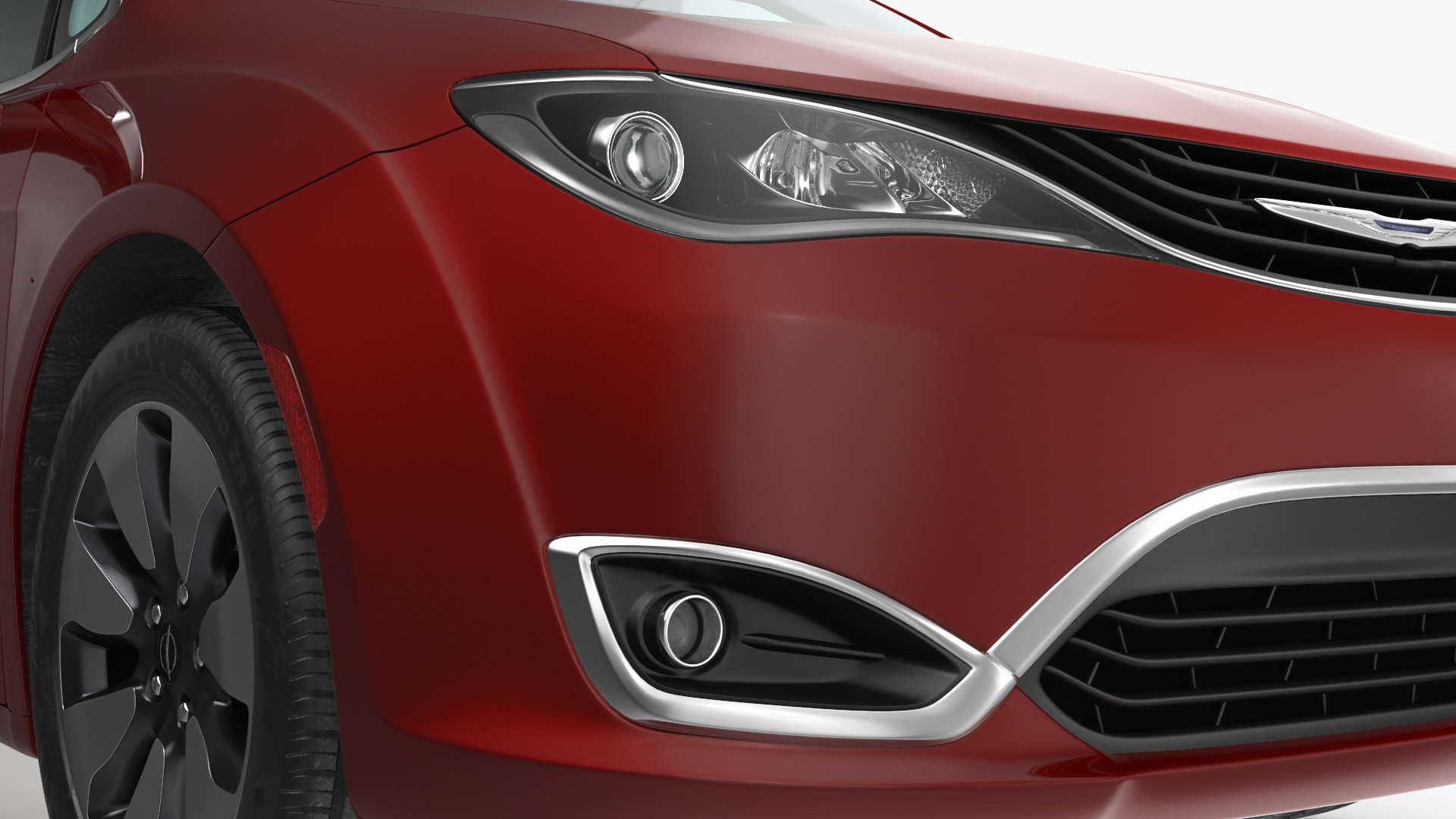 3D Chrysler Pacifica Simple Interior model