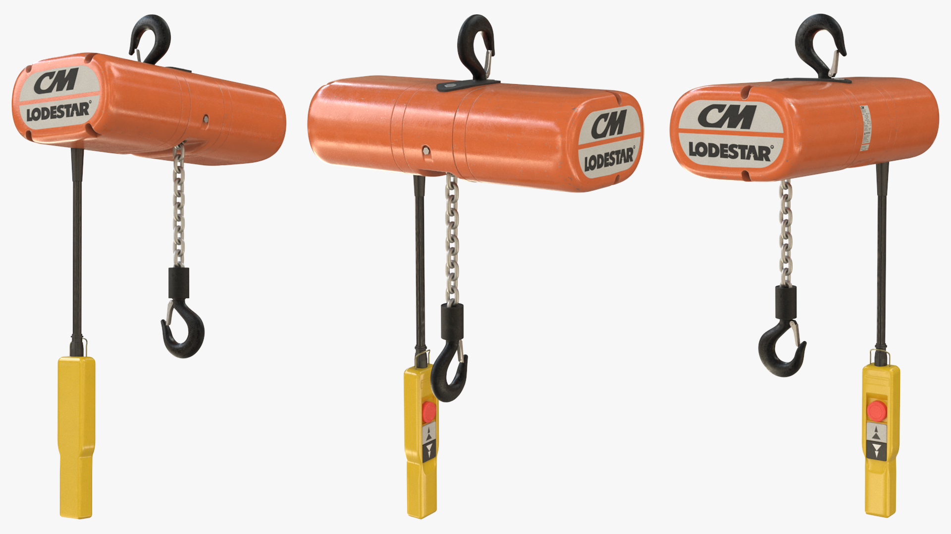 Lodestar Electric Chain Hoist Orange - view 2