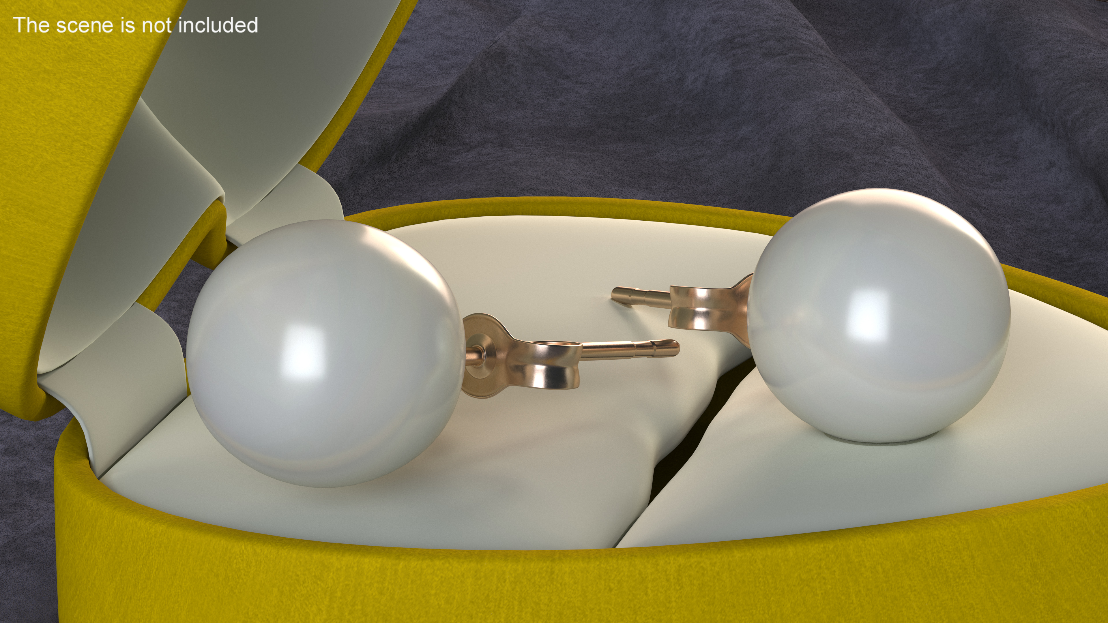 3D Pearl Earring model