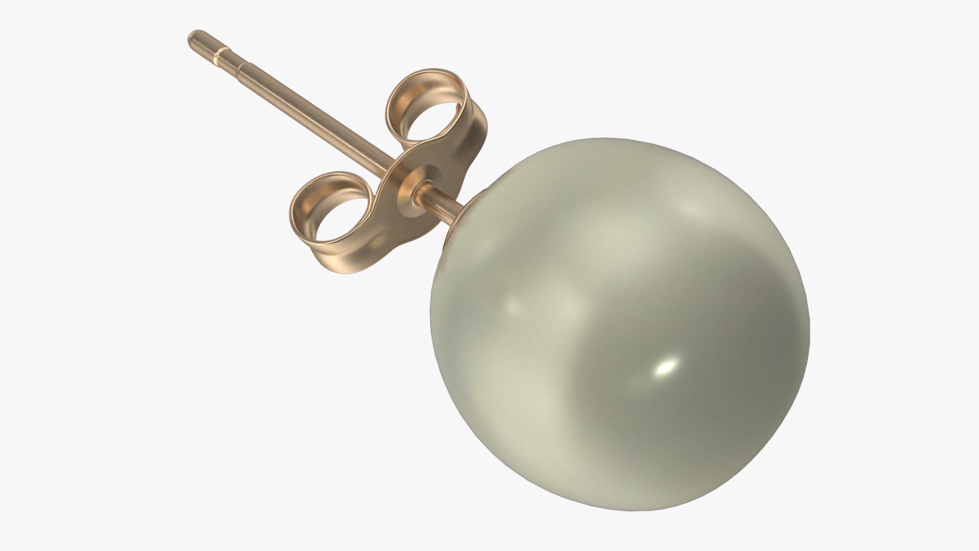 3D Pearl Earring model