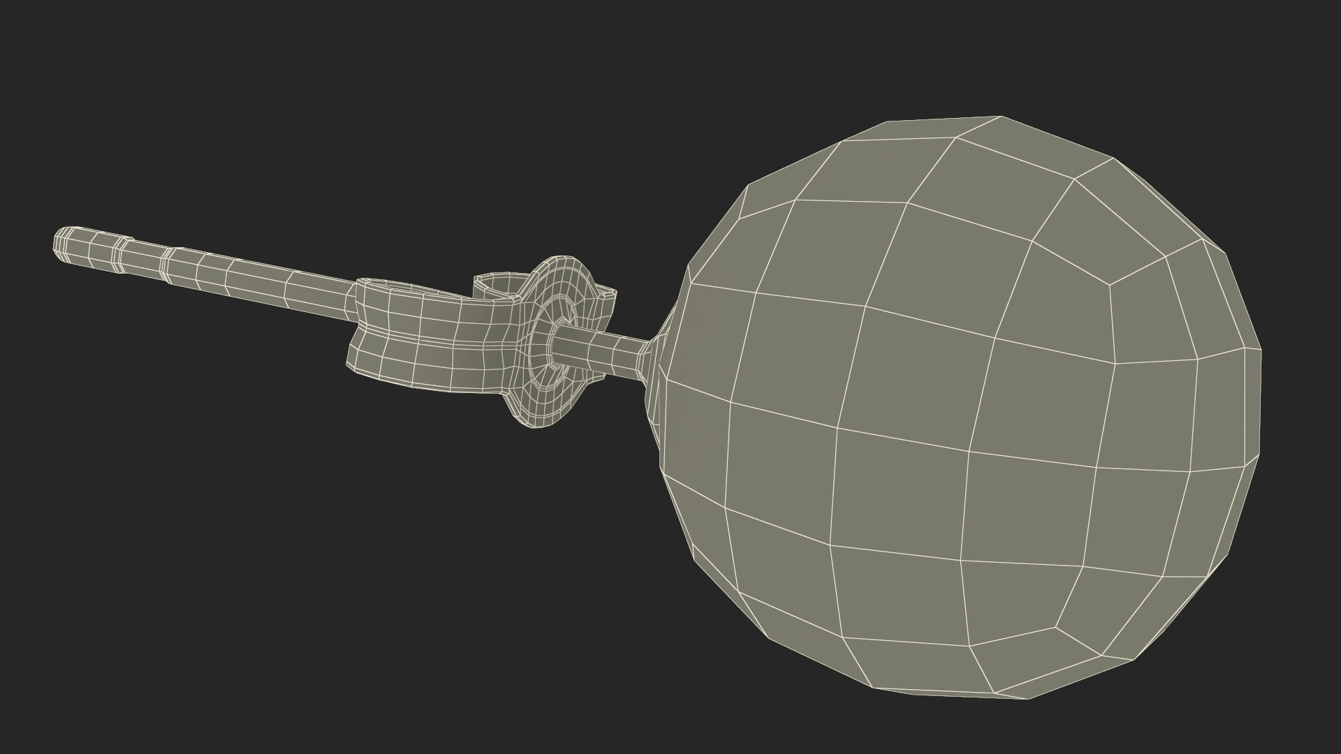 3D Pearl Earring model