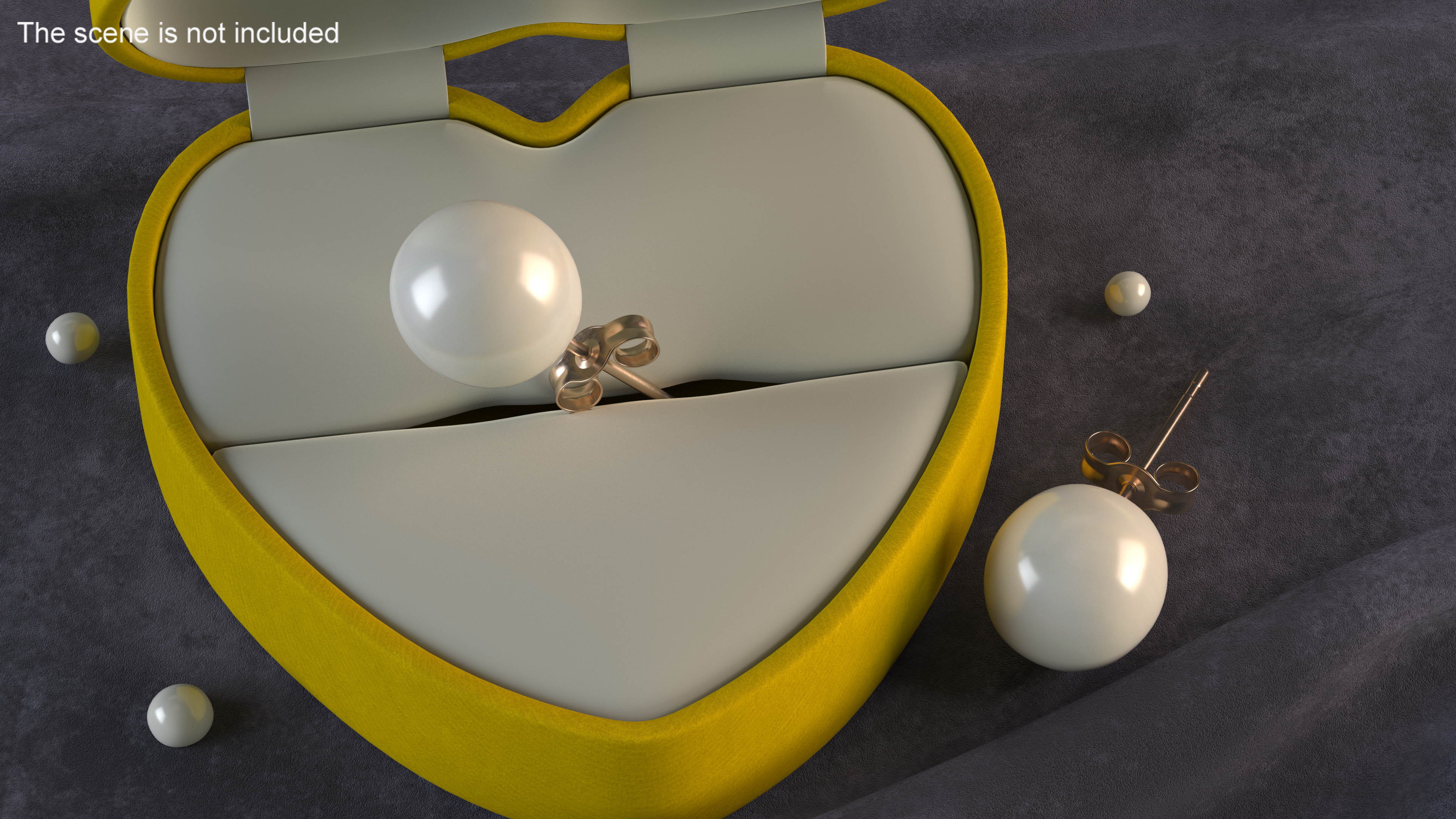 3D Pearl Earring model