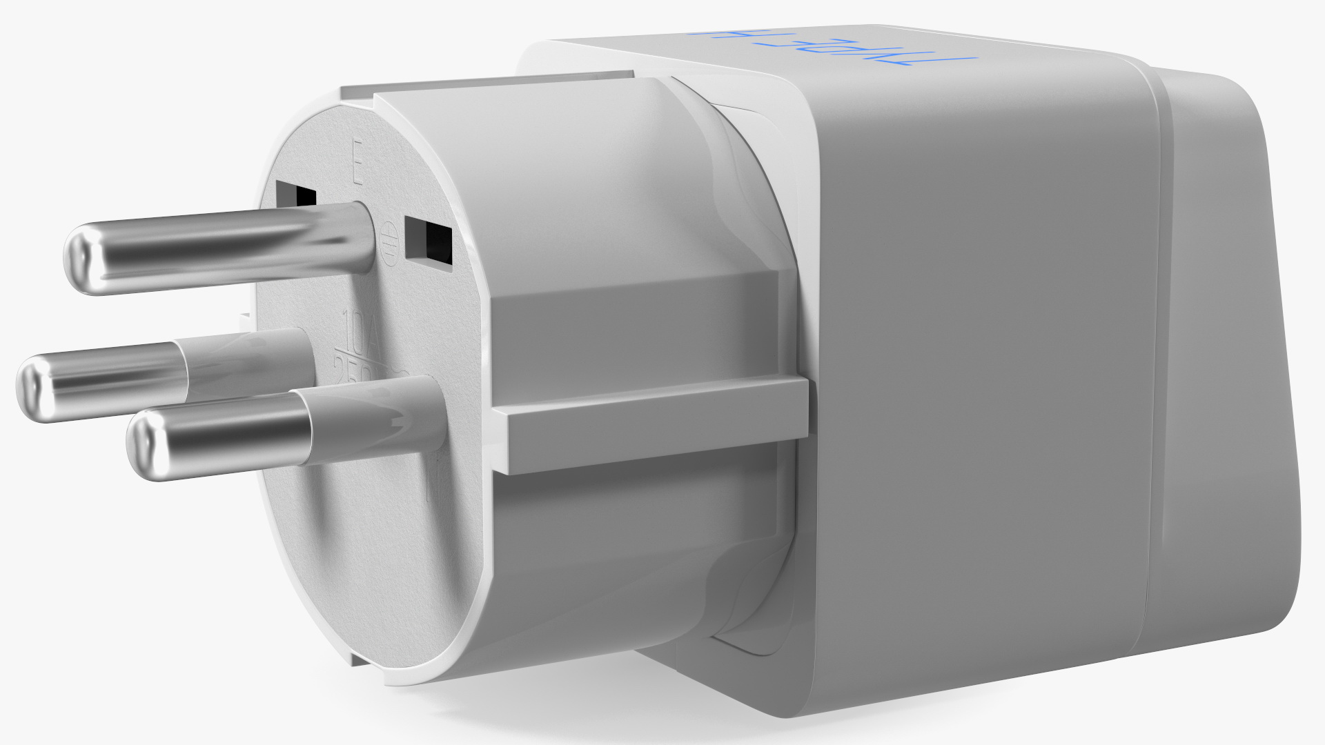 3D Electrical Plug Type H Adapter White