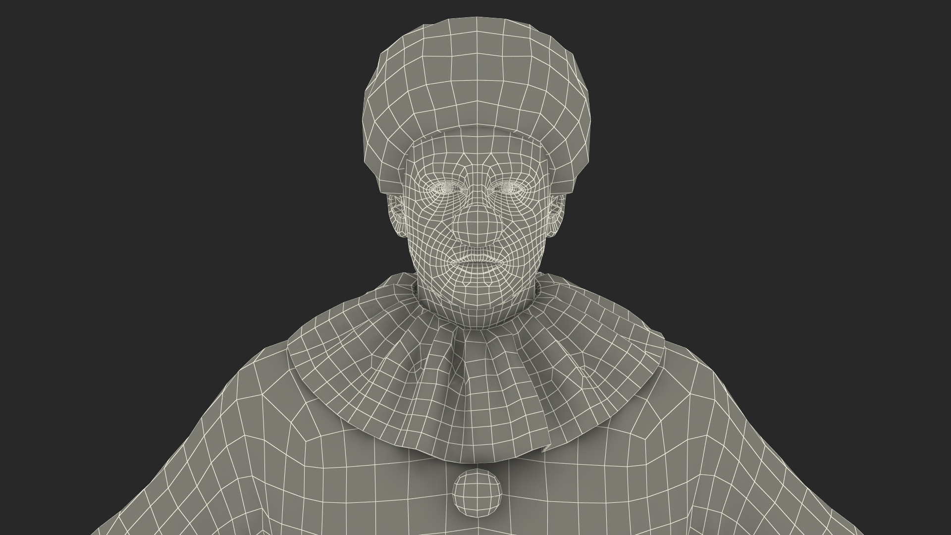 3D Funny Clown Costume Rigged