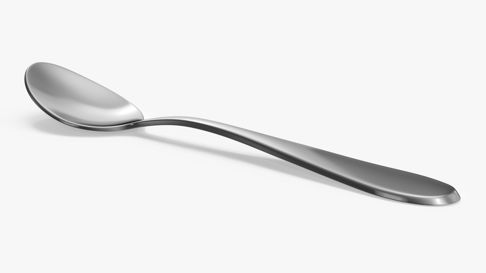 3D model Silver Dessert Spoon