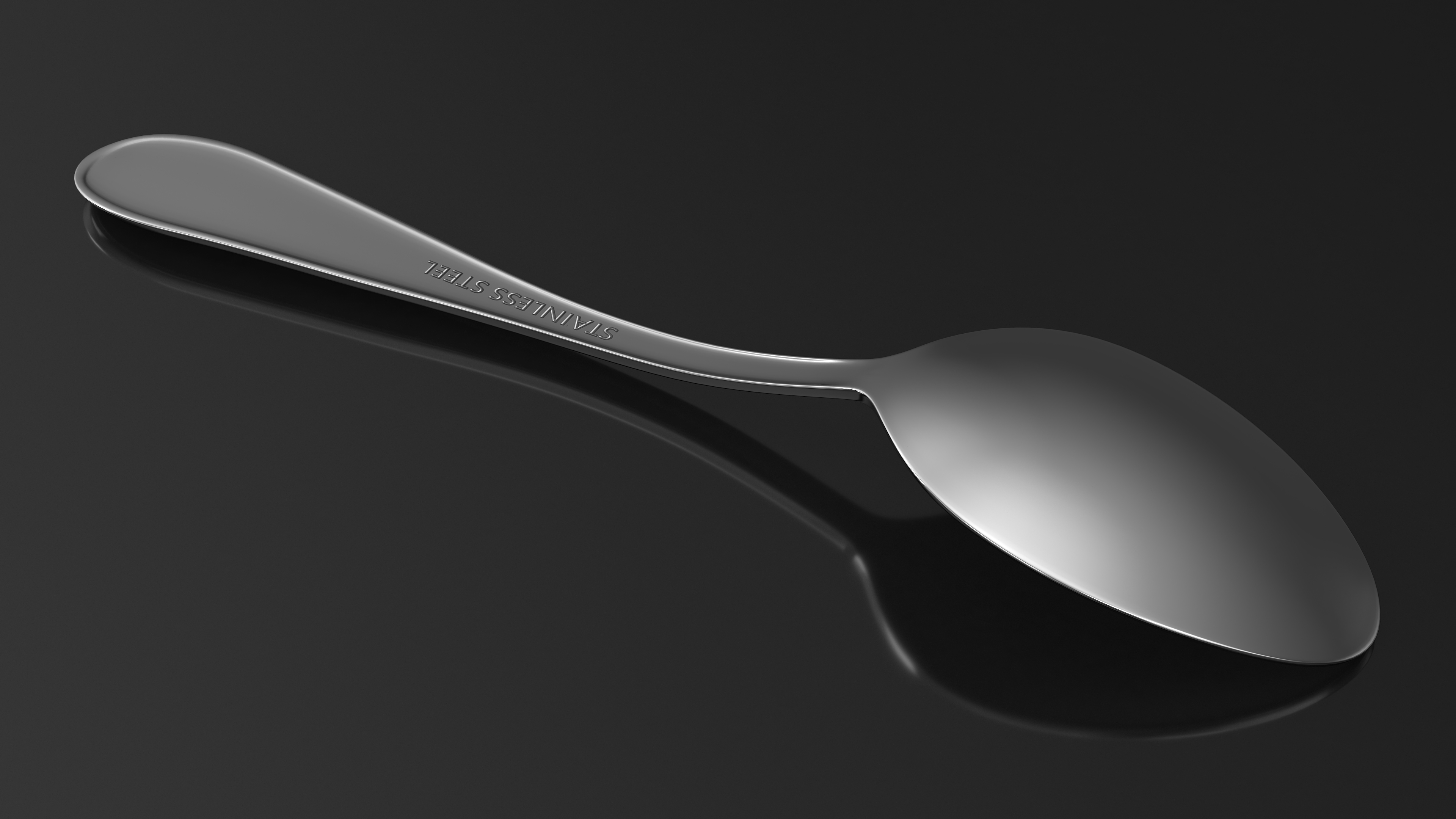 3D model Silver Dessert Spoon