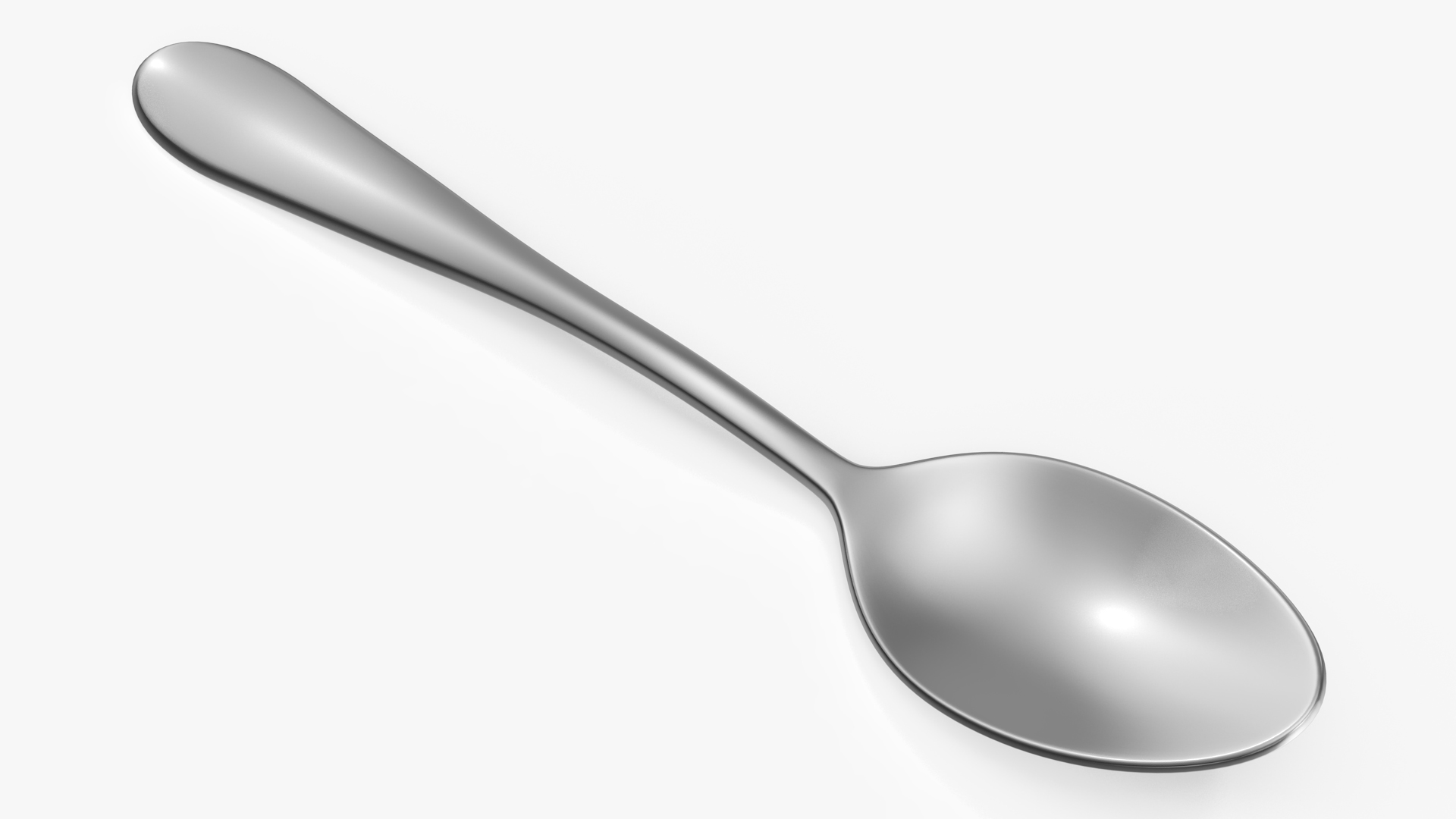 3D model Silver Dessert Spoon