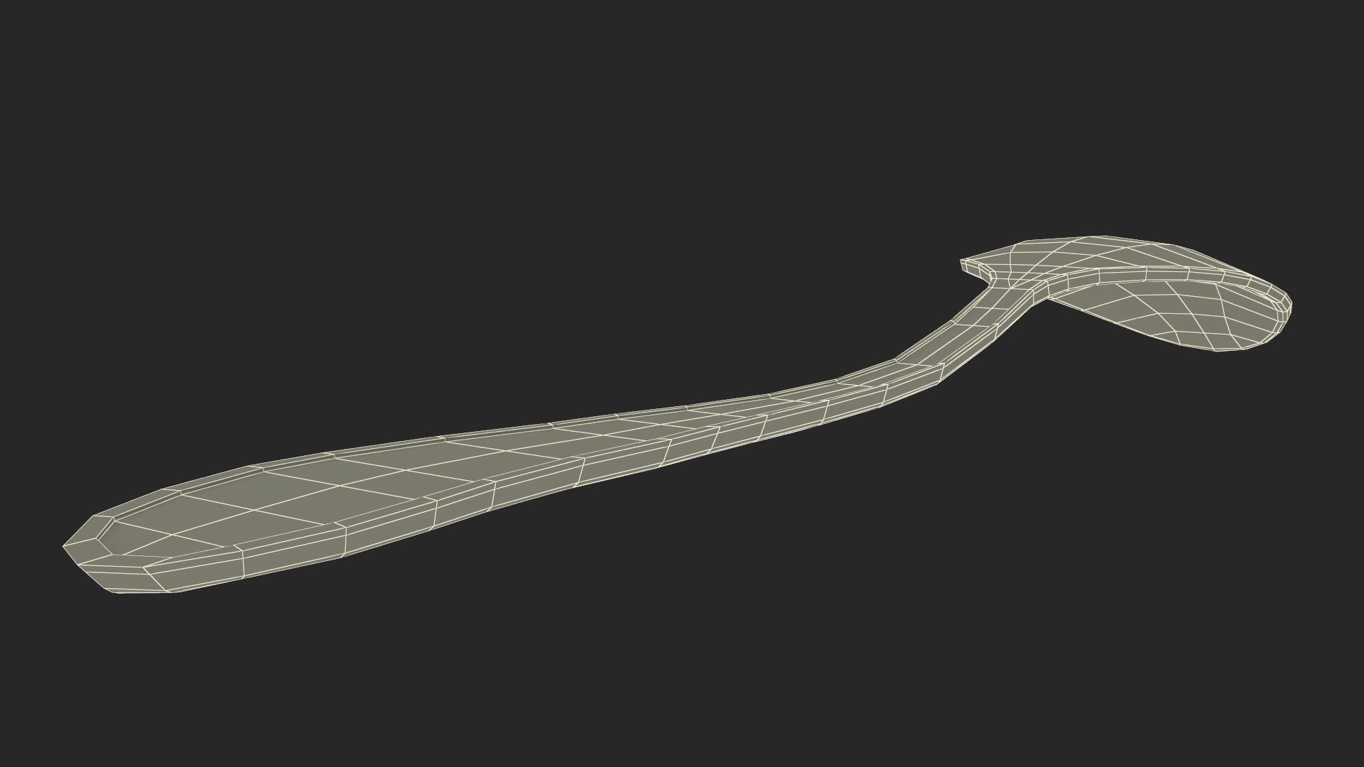 3D model Silver Dessert Spoon