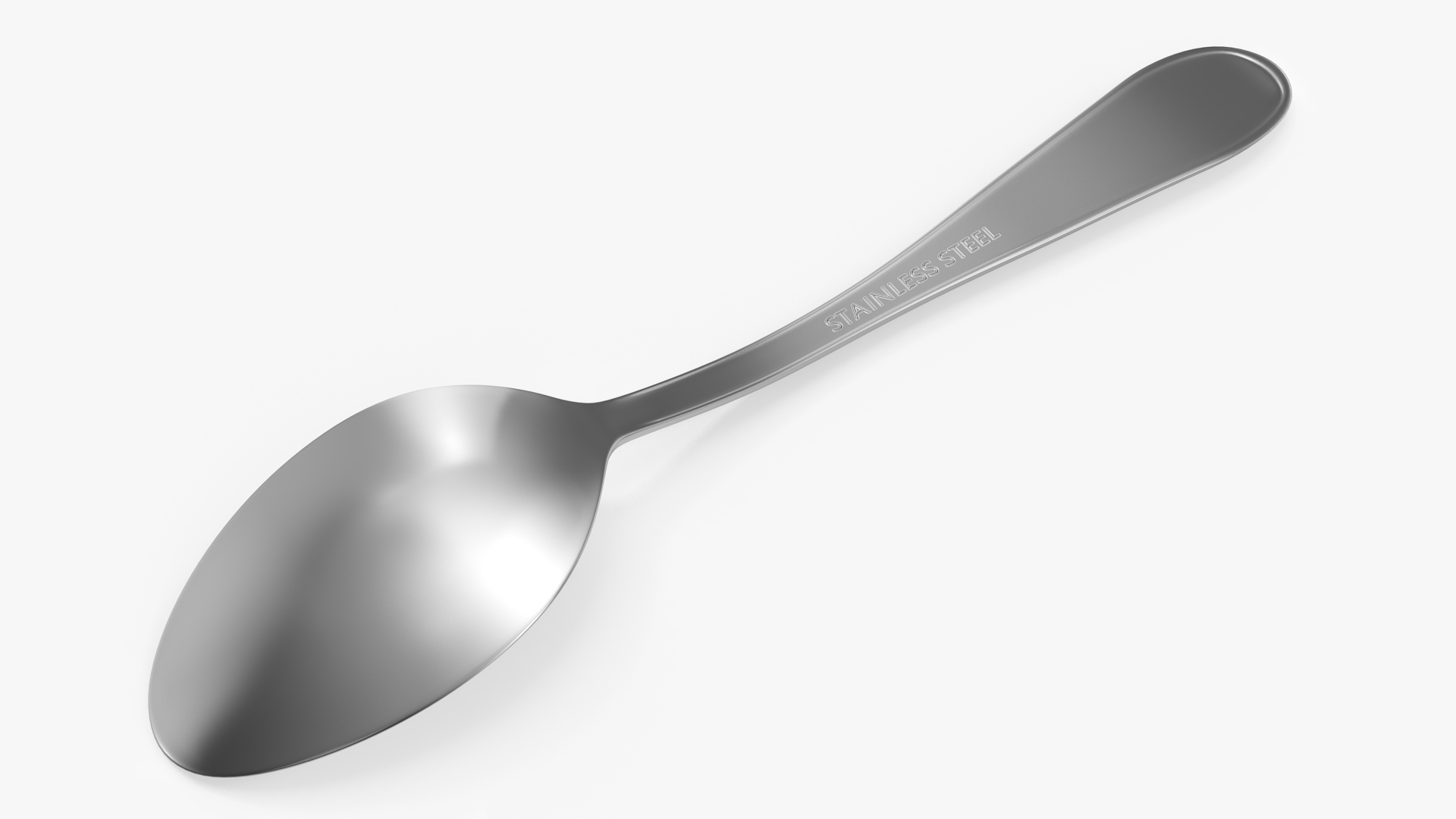 3D model Silver Dessert Spoon