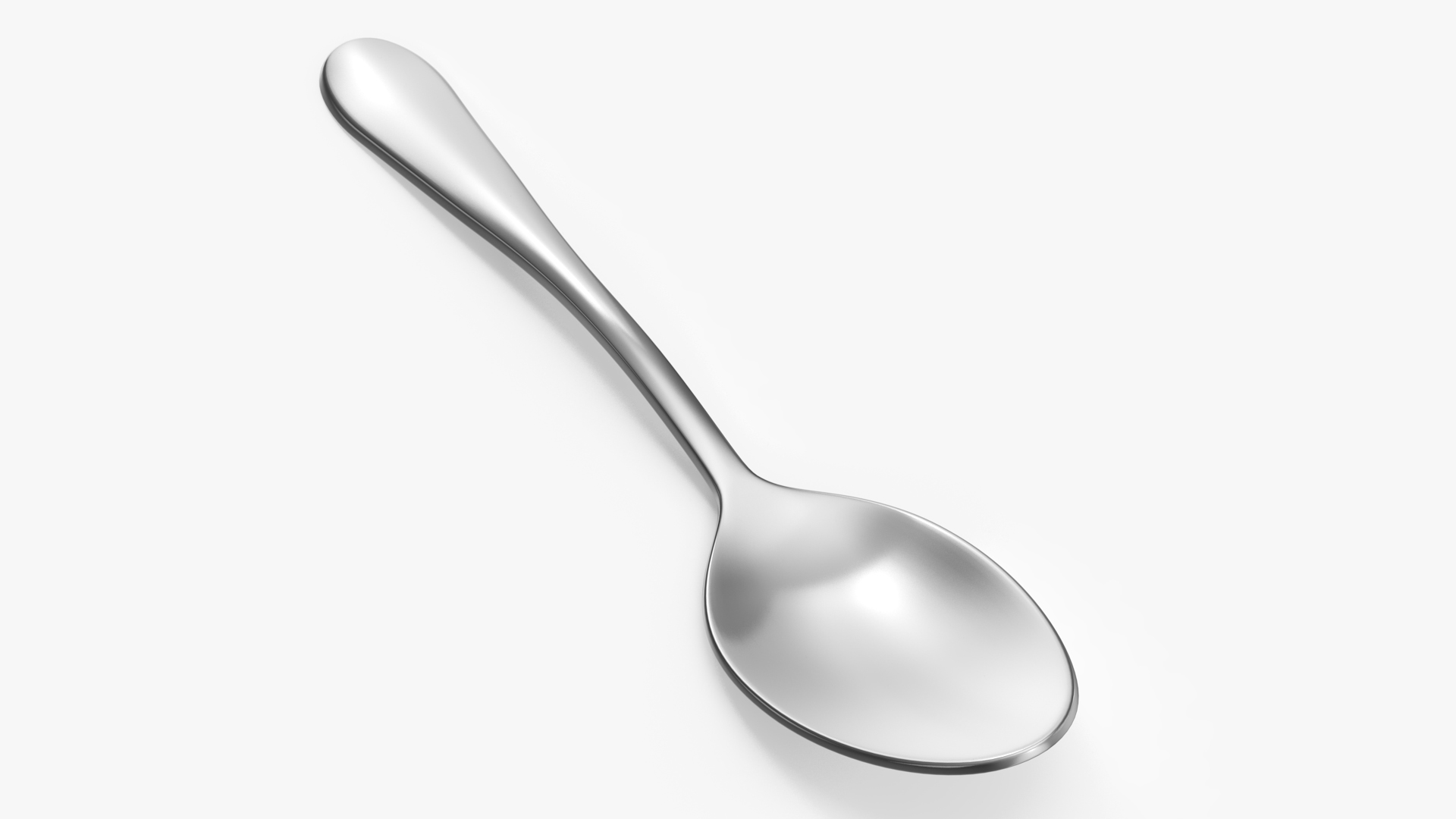 3D model Silver Dessert Spoon