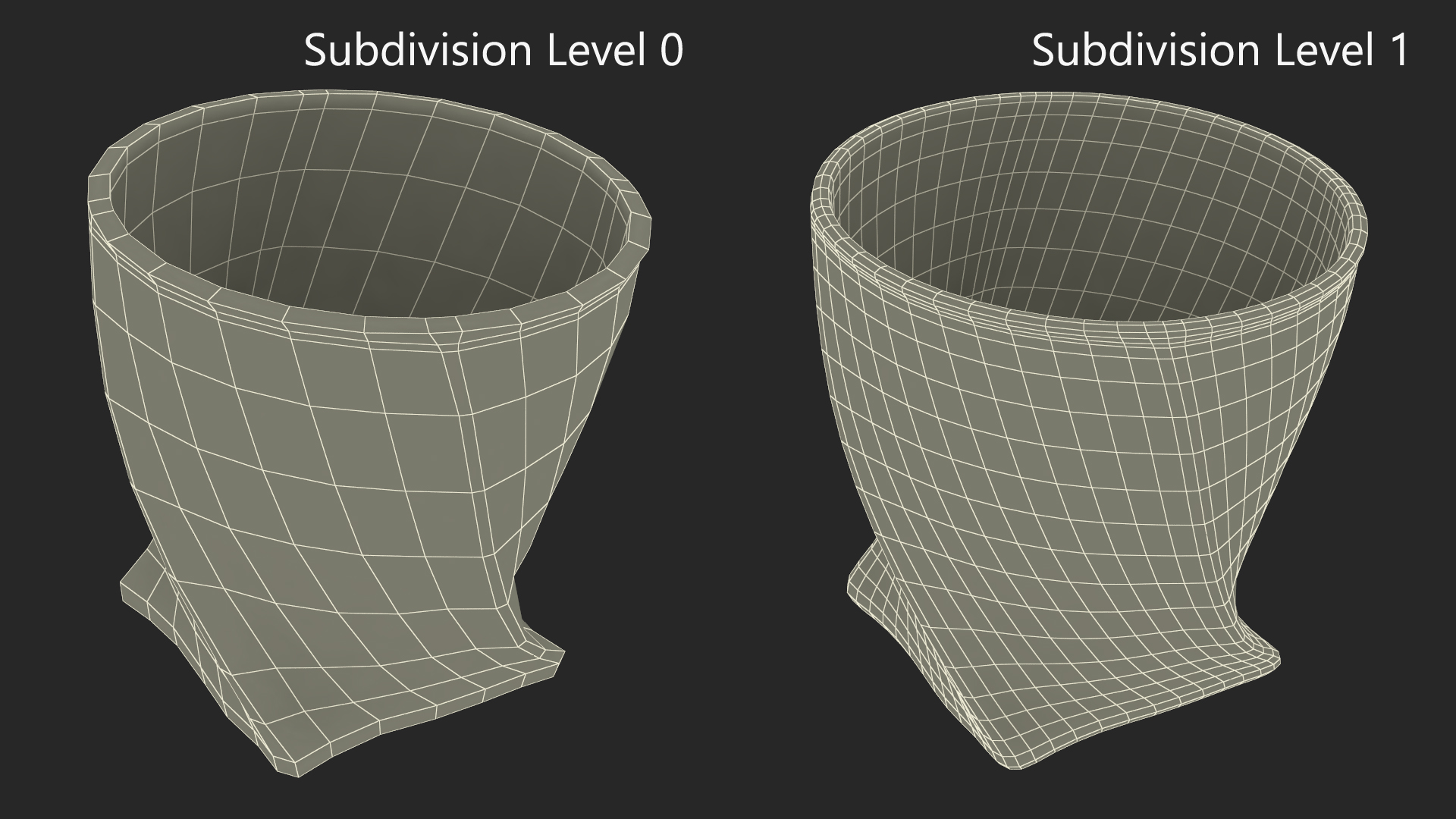 Twisted Rocks Glass 3D model