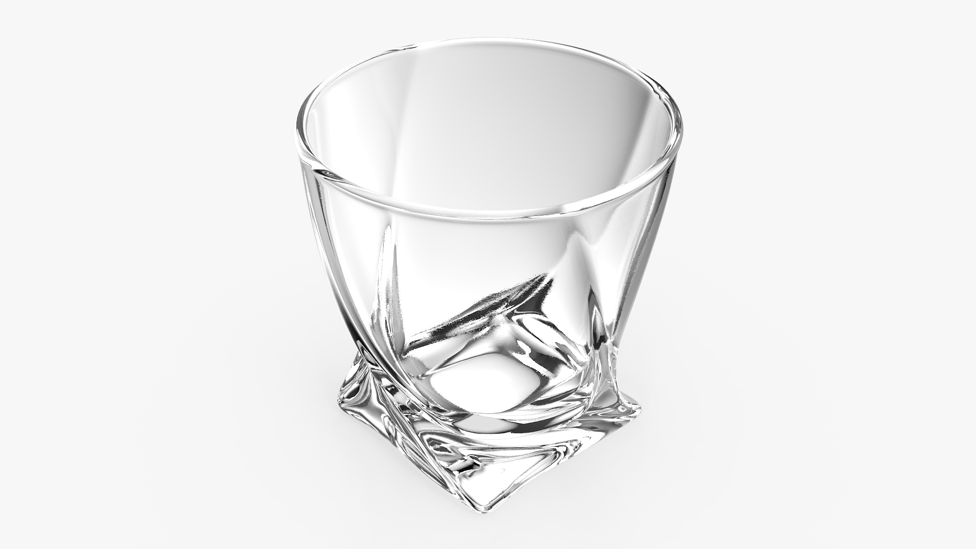 Twisted Rocks Glass 3D model