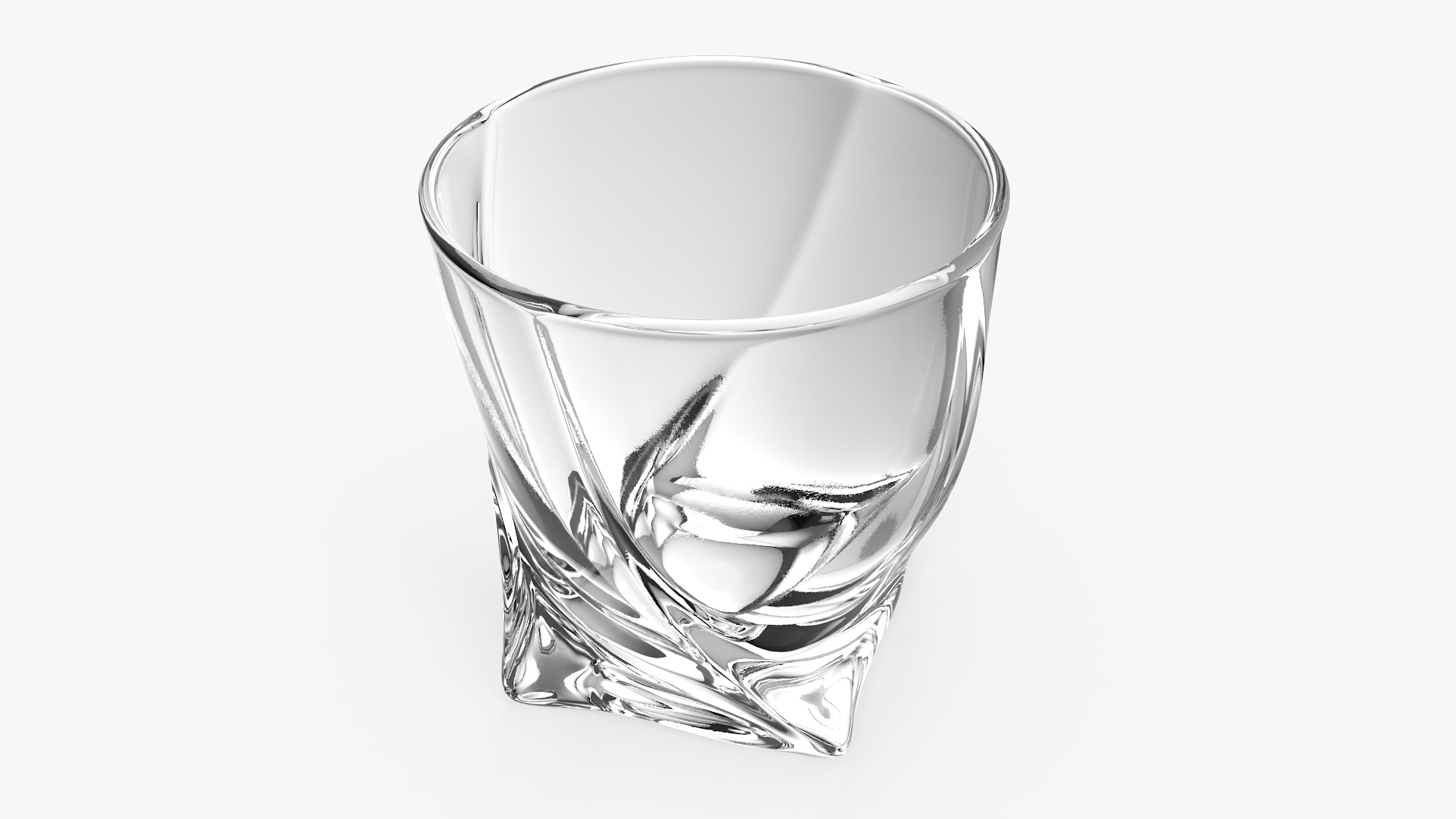 Twisted Rocks Glass 3D model