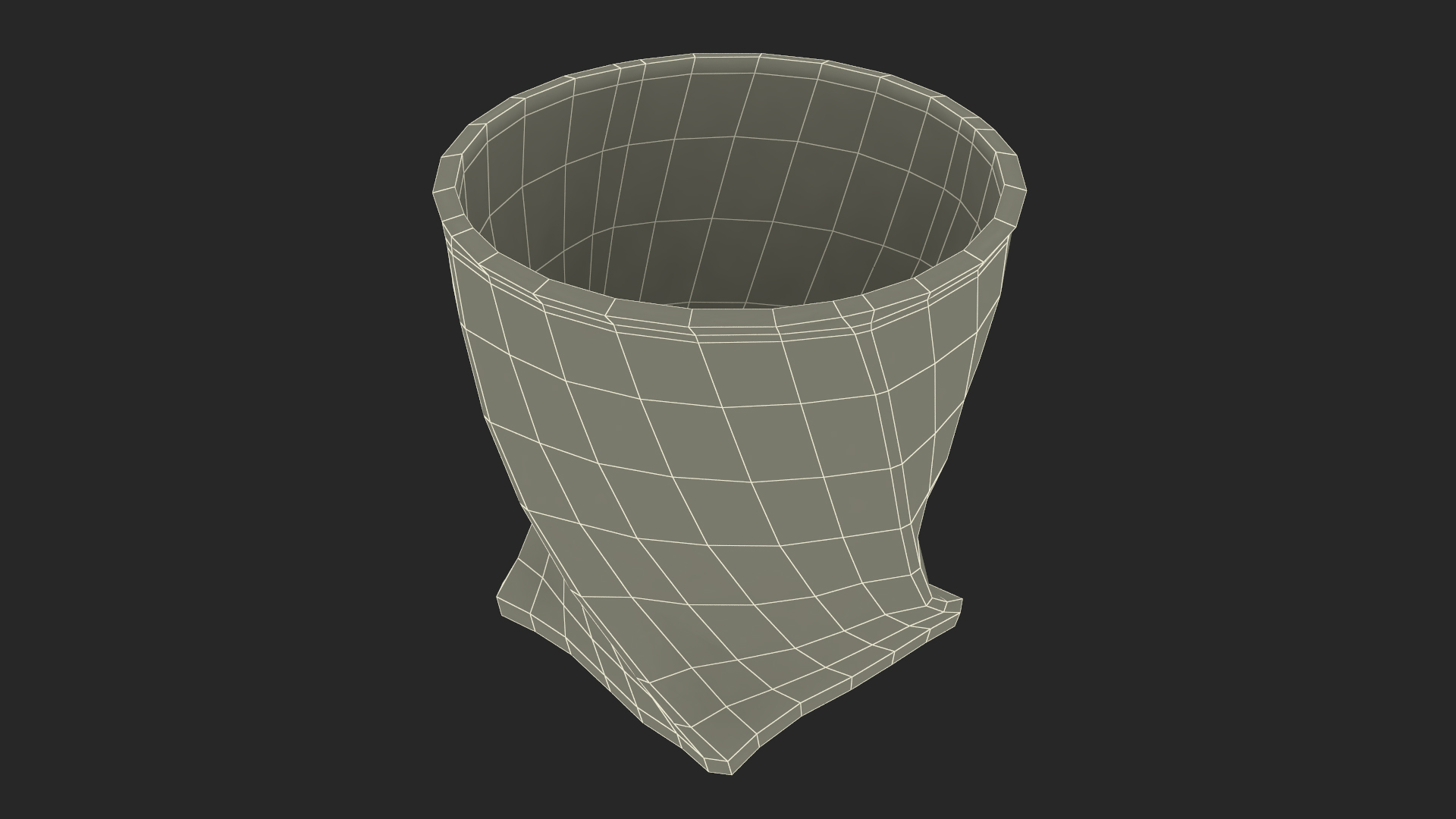 Twisted Rocks Glass 3D model