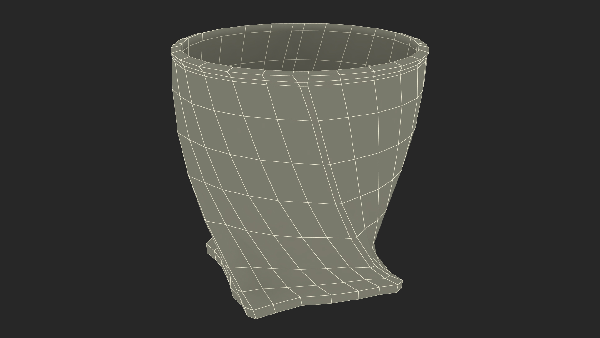 Twisted Rocks Glass 3D model