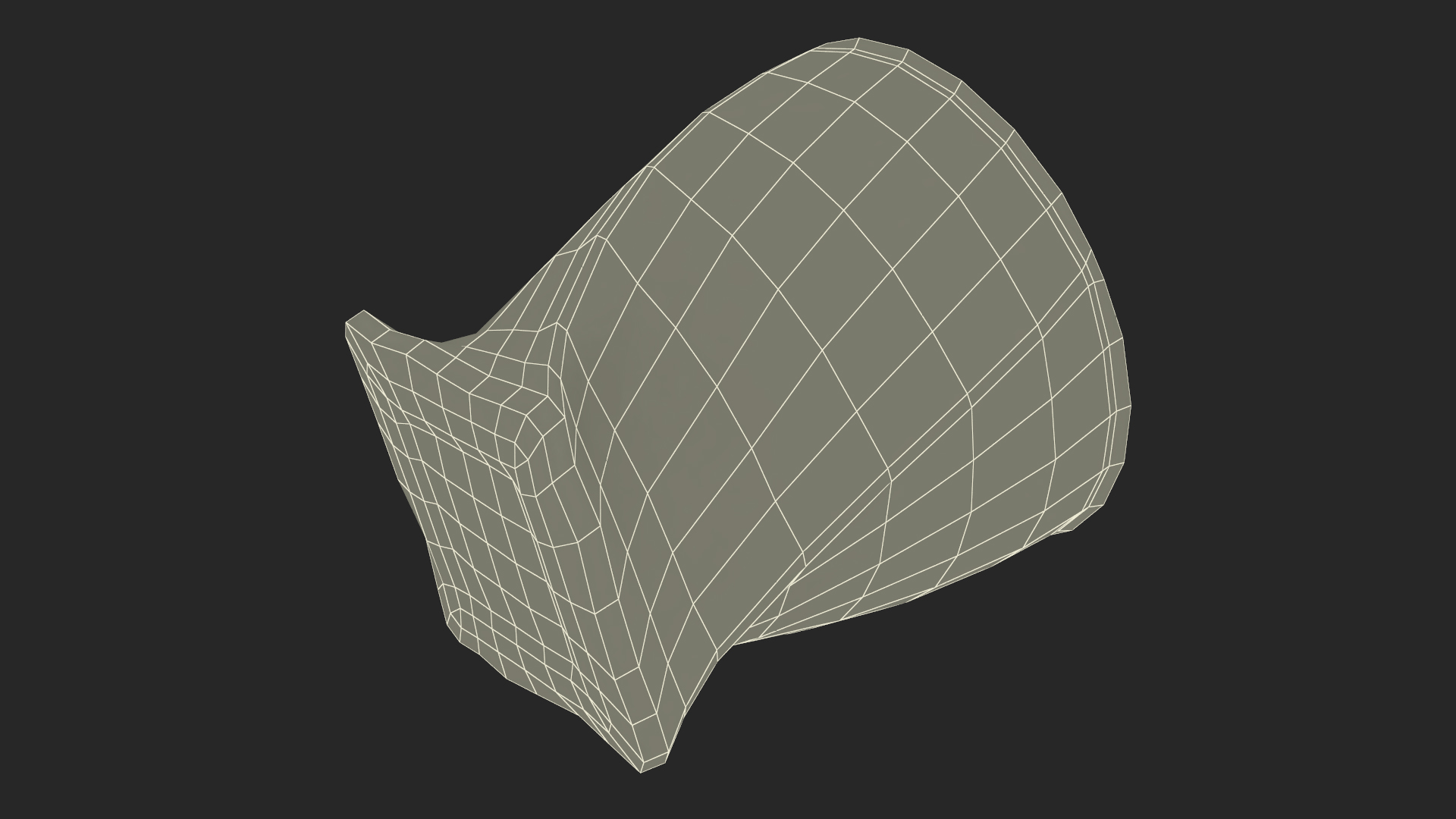 Twisted Rocks Glass 3D model