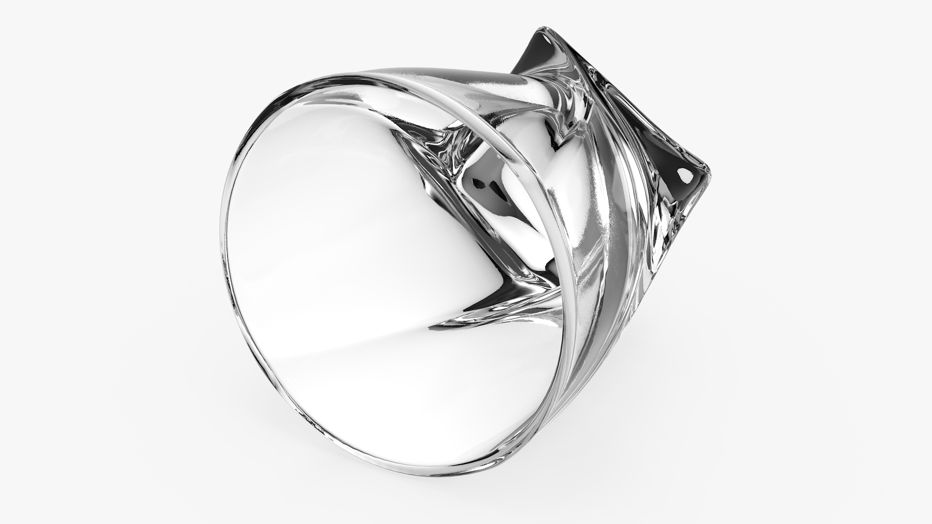 Twisted Rocks Glass 3D model