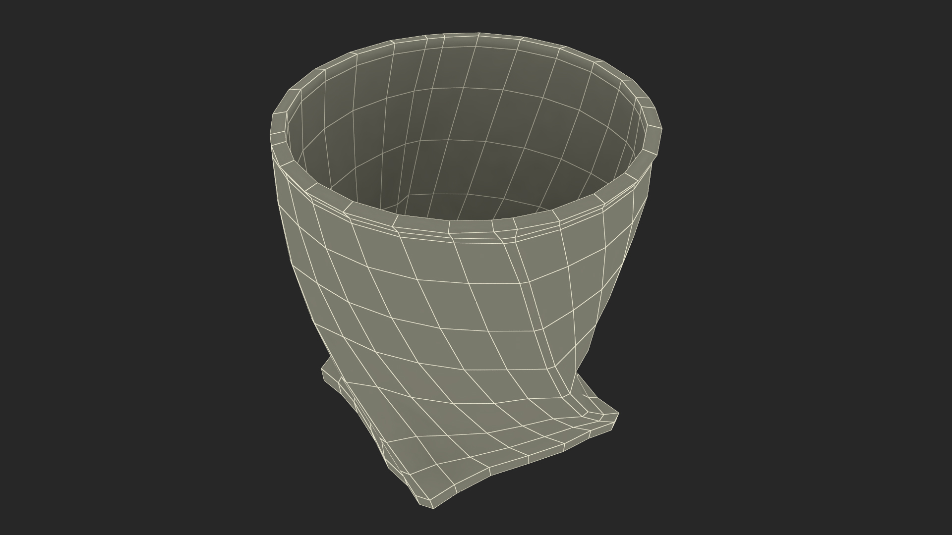 Twisted Rocks Glass 3D model