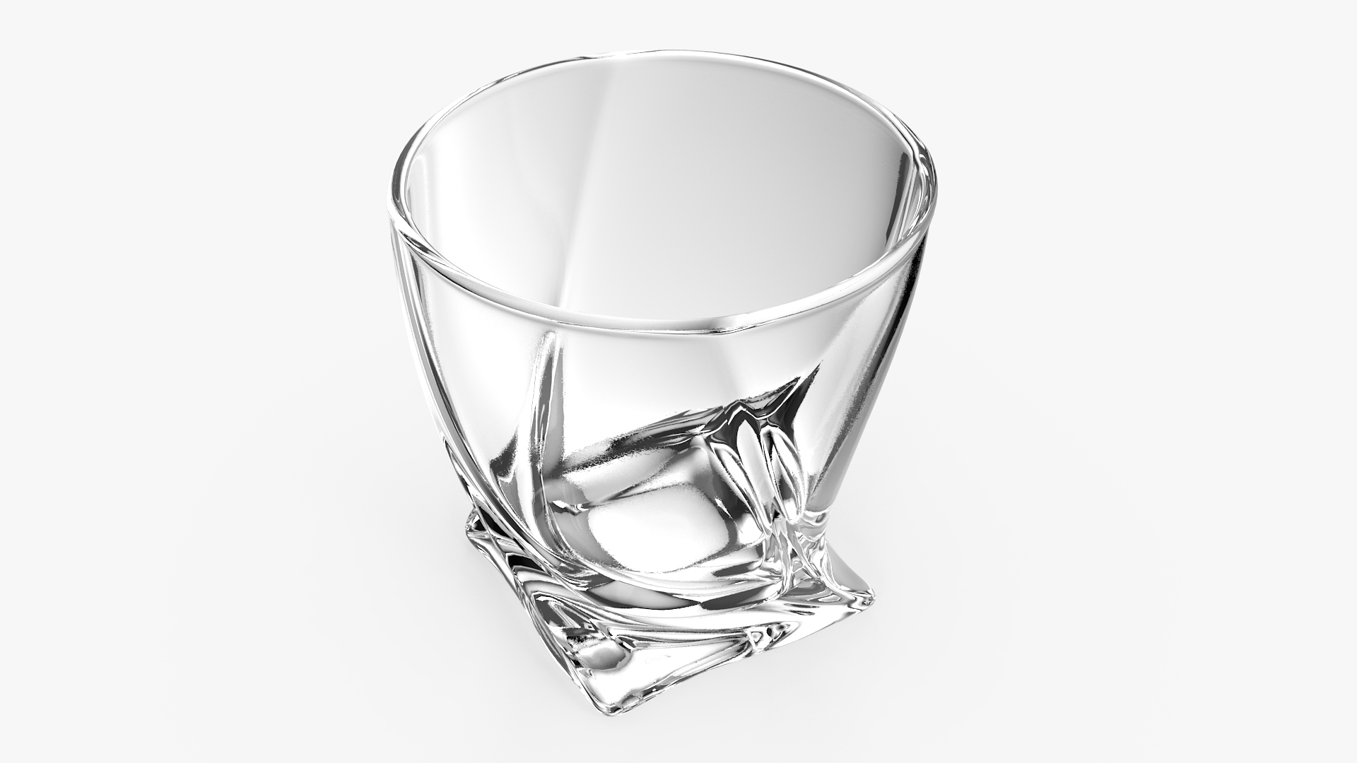 Twisted Rocks Glass 3D model