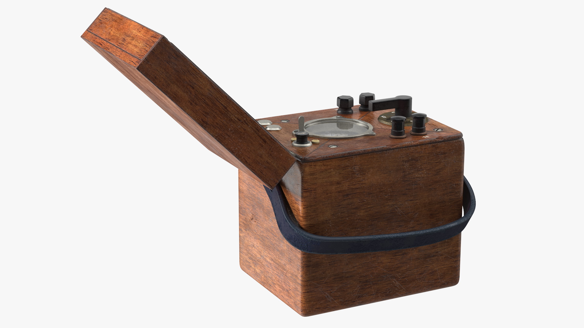 Vintage Portable Watt Hour Test Meter 3D