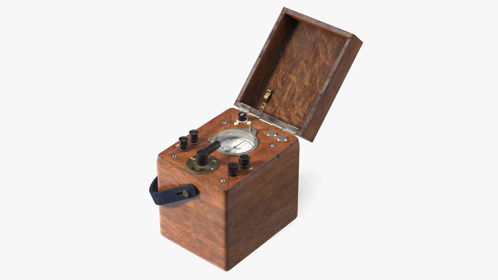 Vintage Portable Watt Hour Test Meter 3D