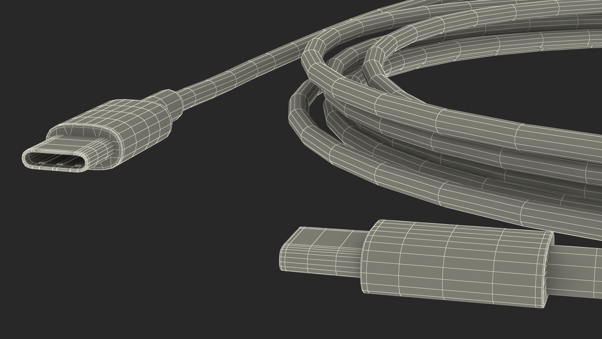 3D USB Type-C to Type-C Cable