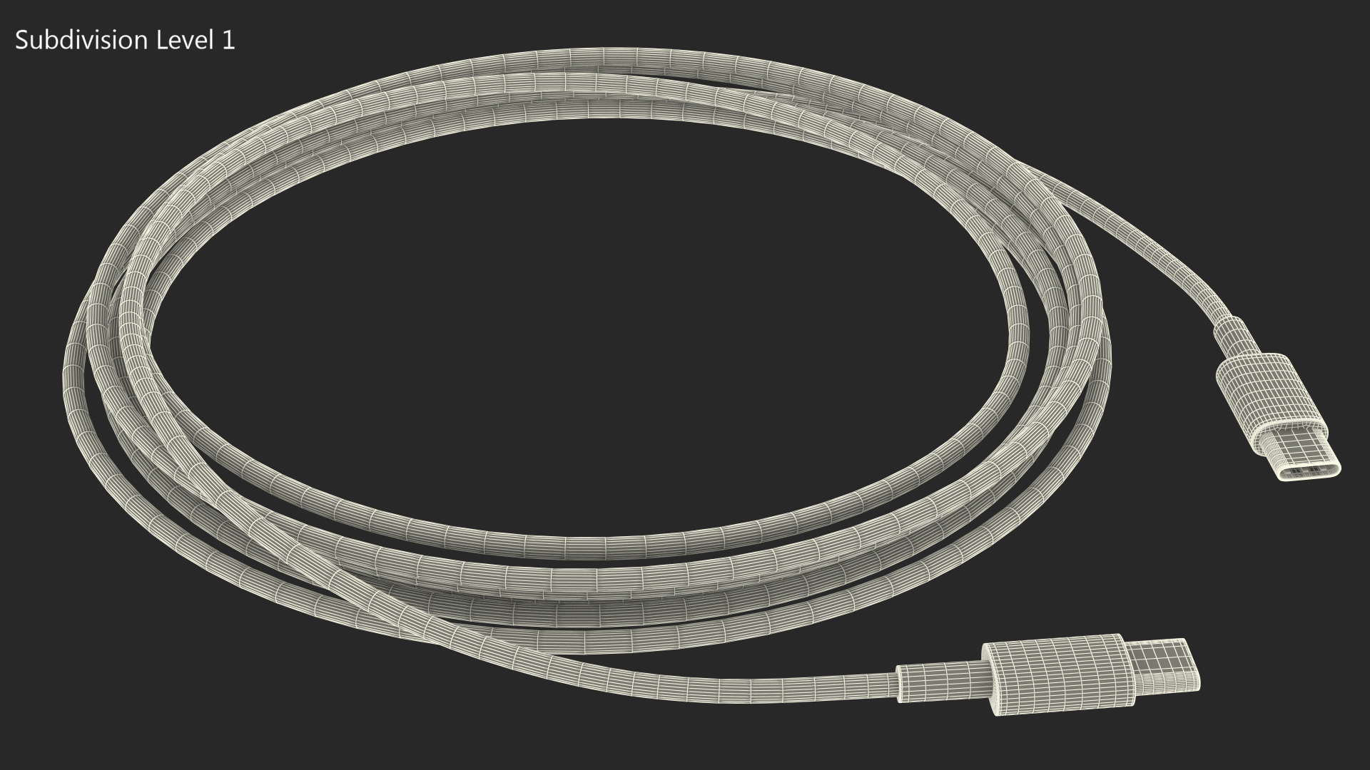 3D USB Type-C to Type-C Cable