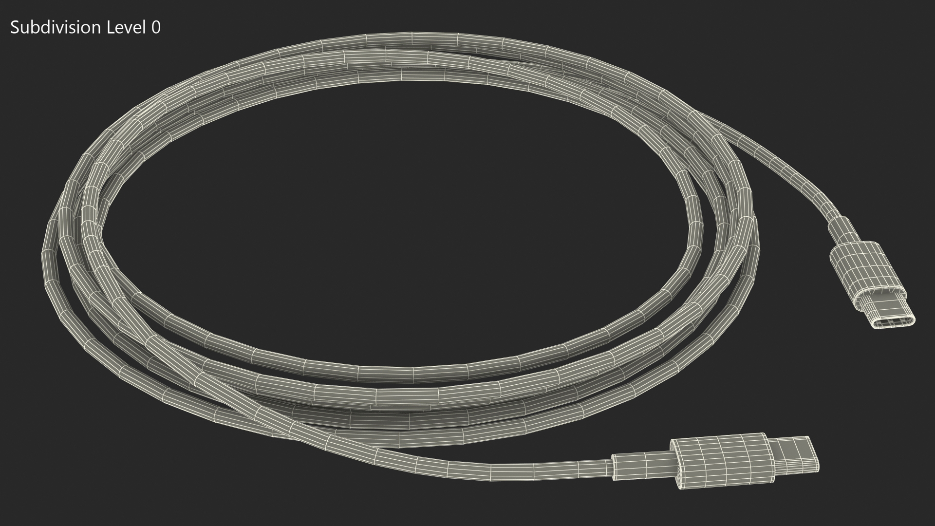 3D USB Type-C to Type-C Cable
