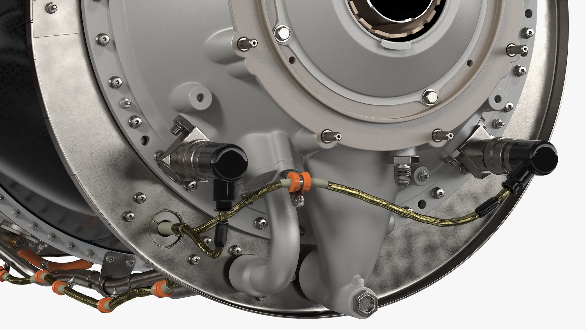 PT6C-67C Turboshaft Slice Engine 3D
