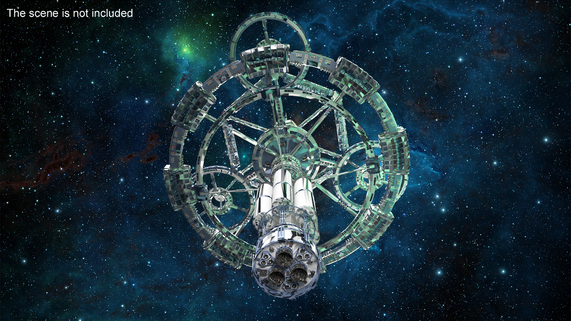 3D model Sci-Fi Space Station