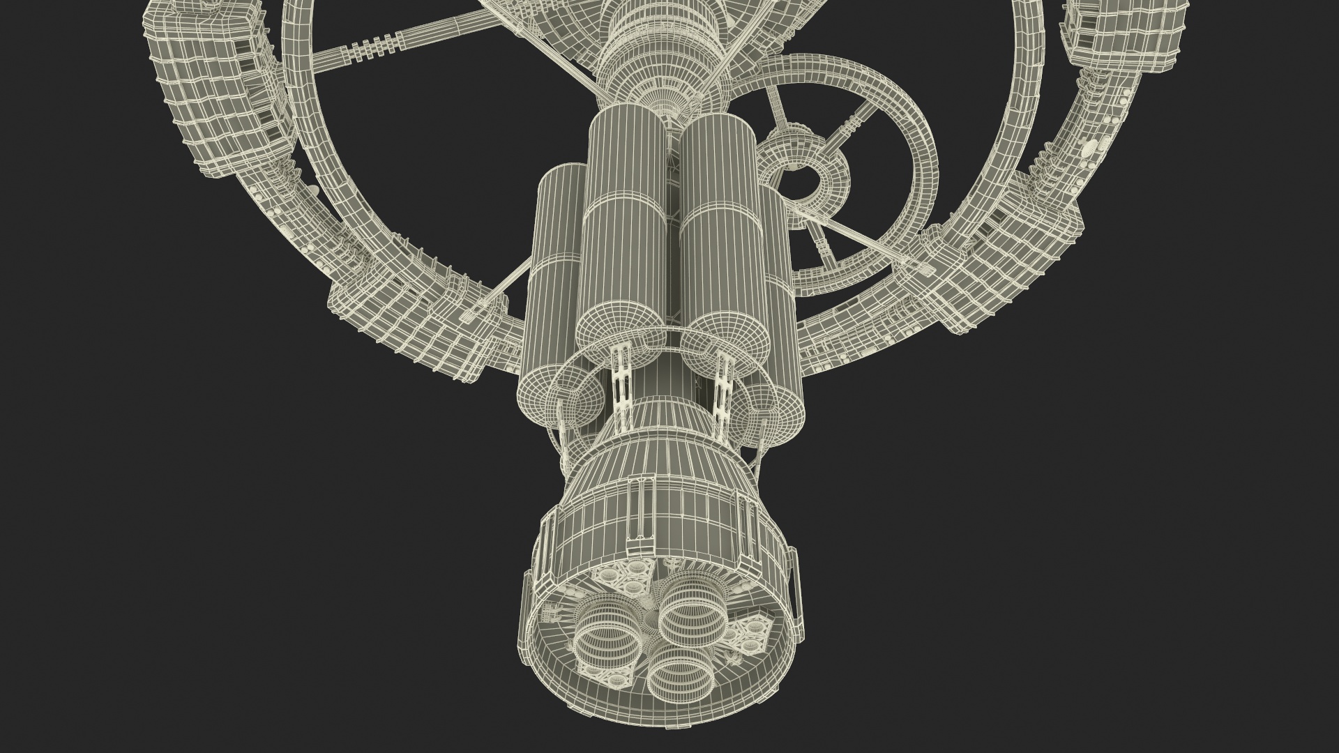 3D model Sci-Fi Space Station