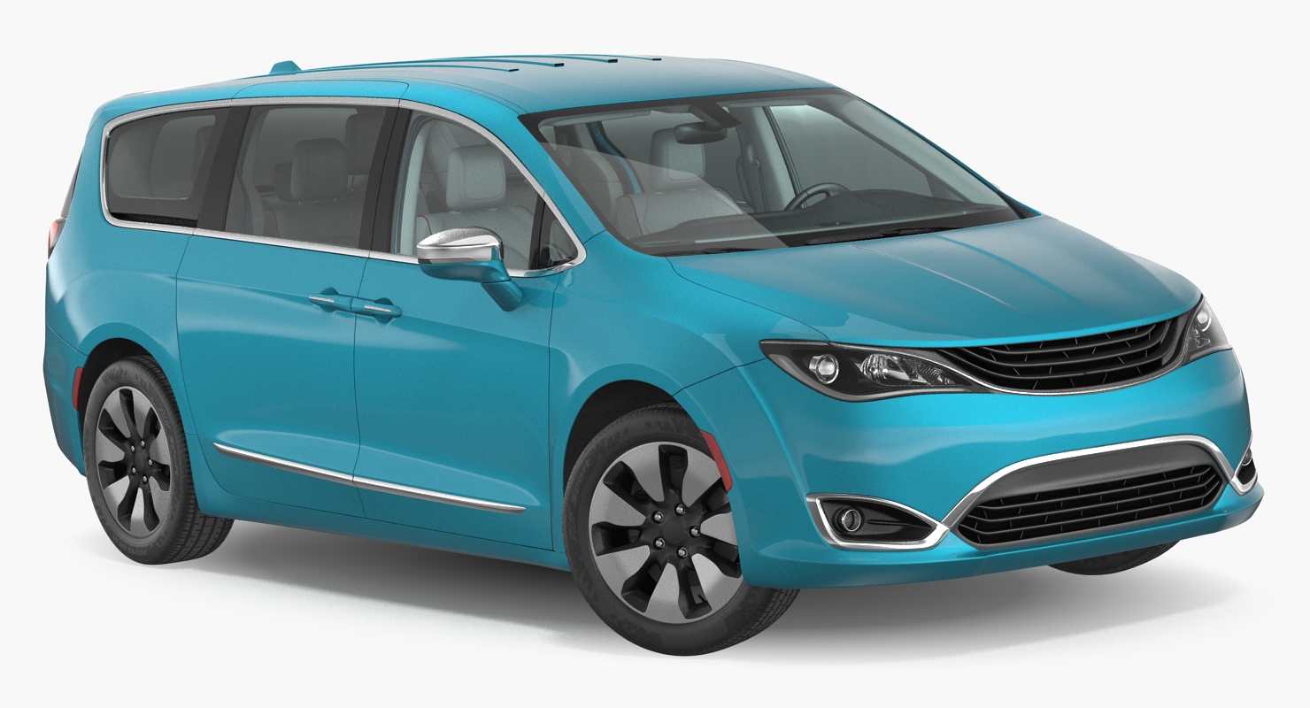 Hybrid Generic Minivan Rigged 3D model