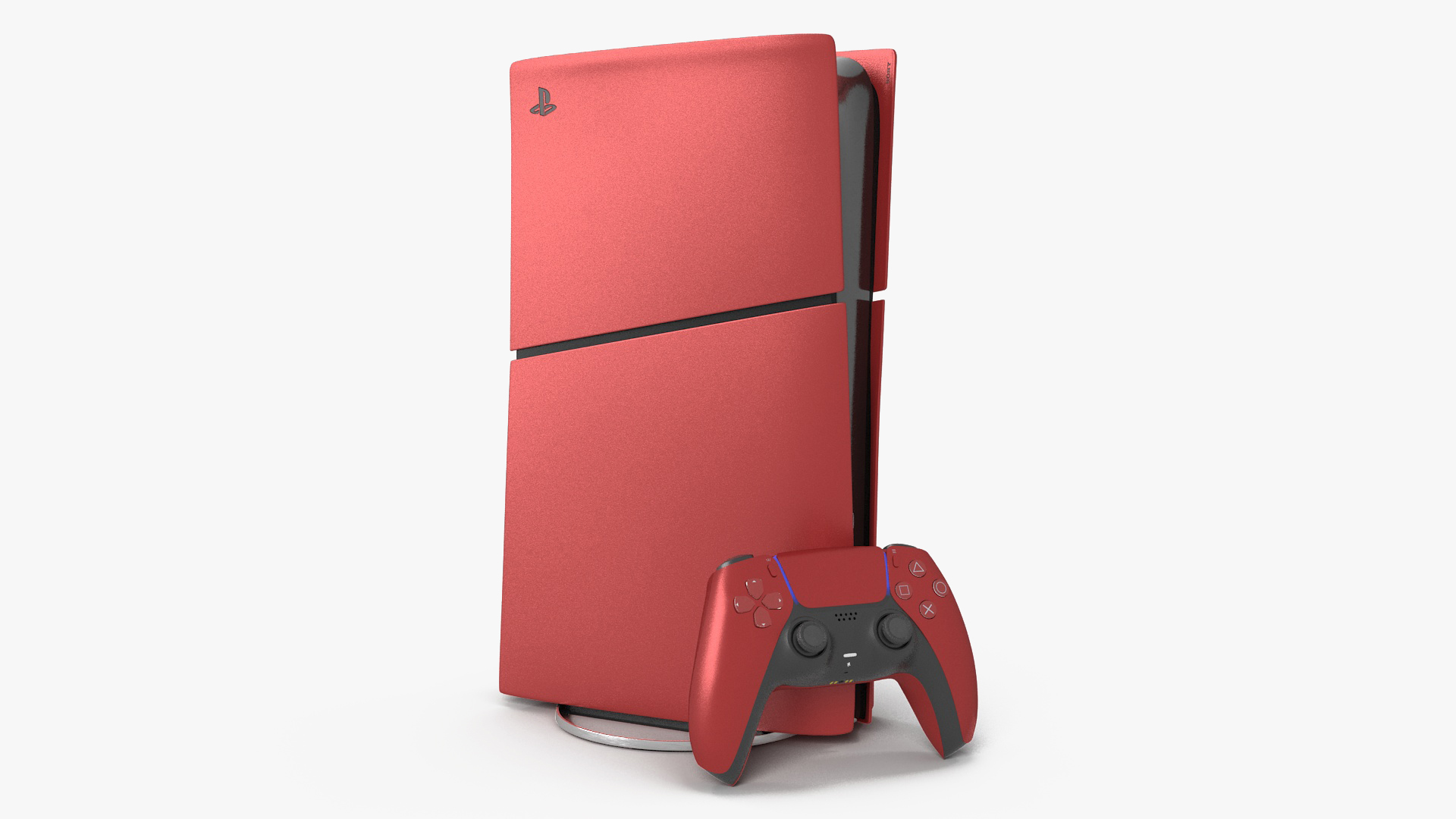Sony PlayStation 5 Console Volcanic Red 3D model