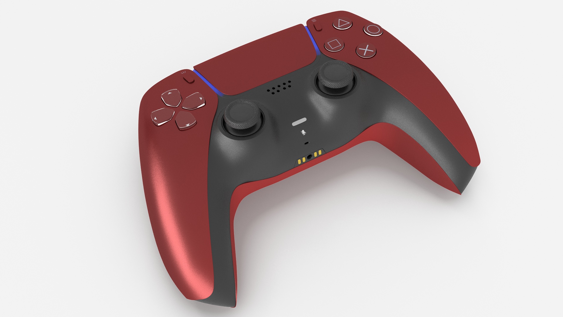 Sony PlayStation 5 Console Volcanic Red 3D model