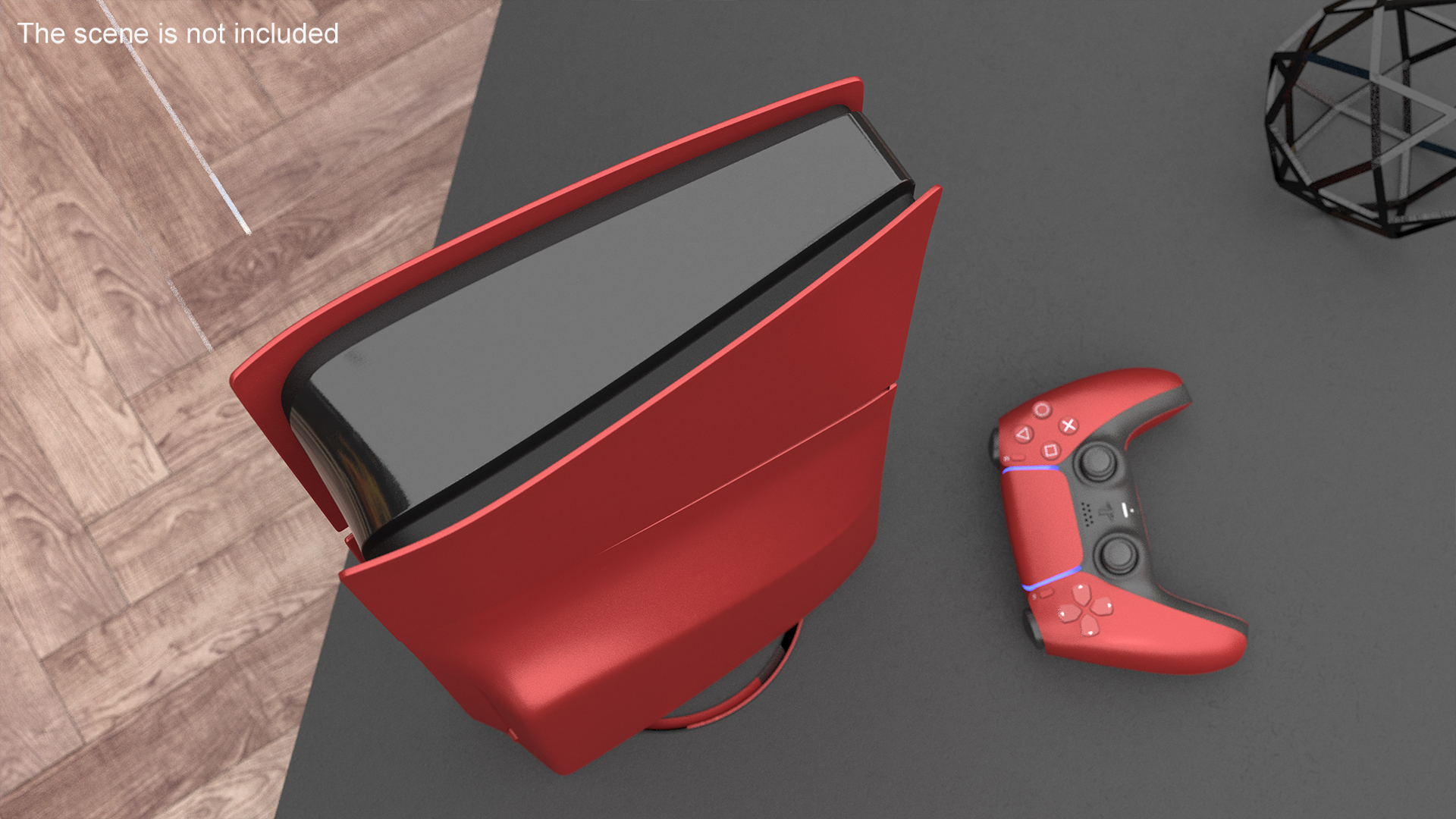 Sony PlayStation 5 Console Volcanic Red 3D model